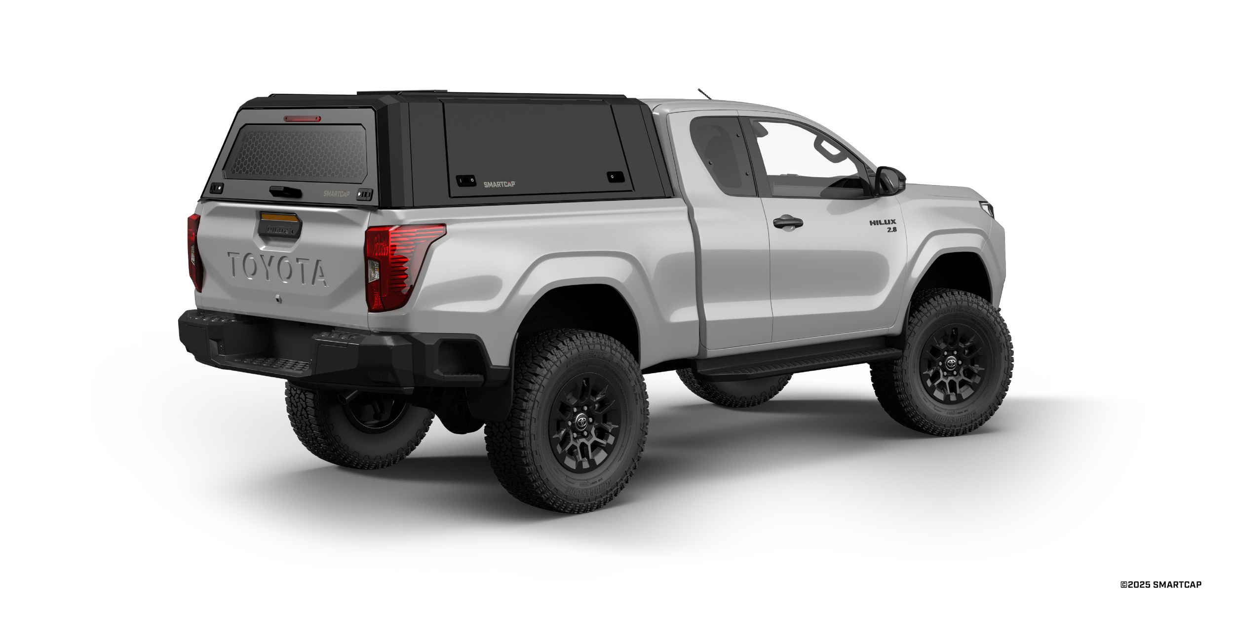 SmartCap EVOc Toyota Hilux 2026+ Extended Cab MB 5 Passenger Rear Three Quarter.png