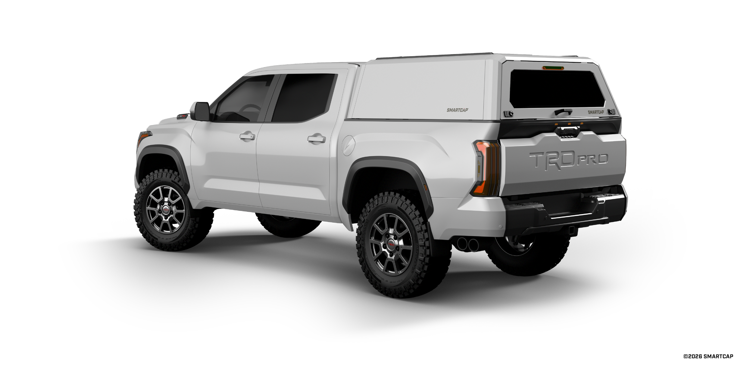 SmartCap EVOh Hatchback Toyota Tundra 2022+ Short Bed WH 3 Drivers Rear Three Quarter.png