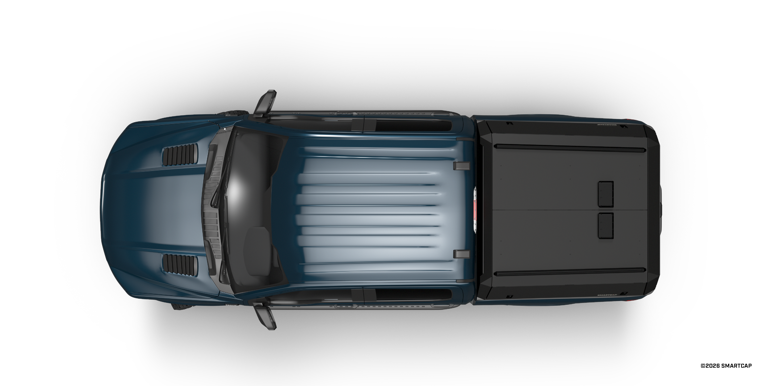 SmartCap Edge Adventure Ford F150 2021+ Short Bed BN 6 Top View.png
