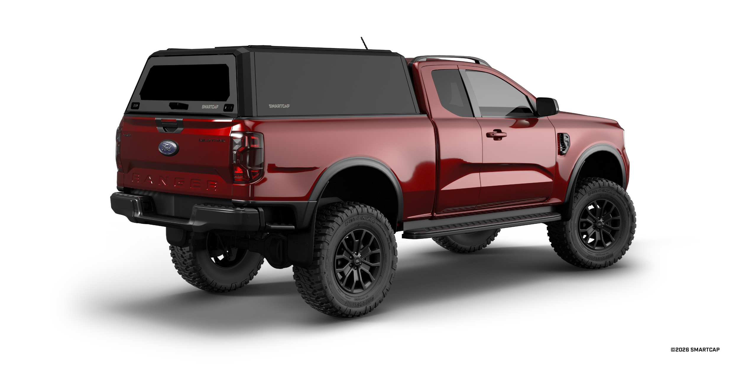 SmartCap EVOh Hatchback Ford Ranger Next Gen 2022+ Extended Cab MB 5 Passenger Rear Three Quarter.png