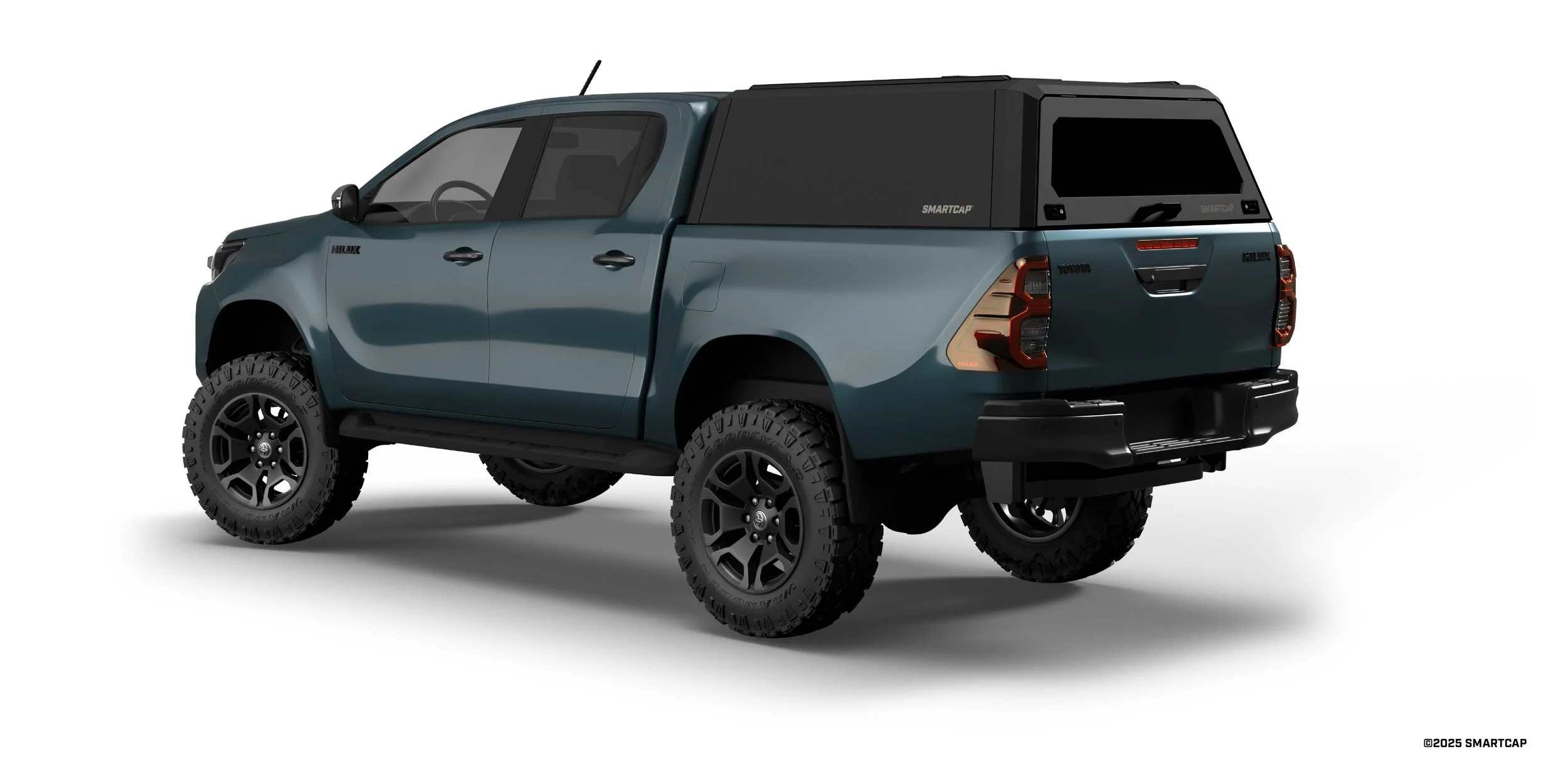 SmartCap EVOh Hatchback Toyota Hilux 2016-Current 3 Drivers Rear Three Quarter.jpg