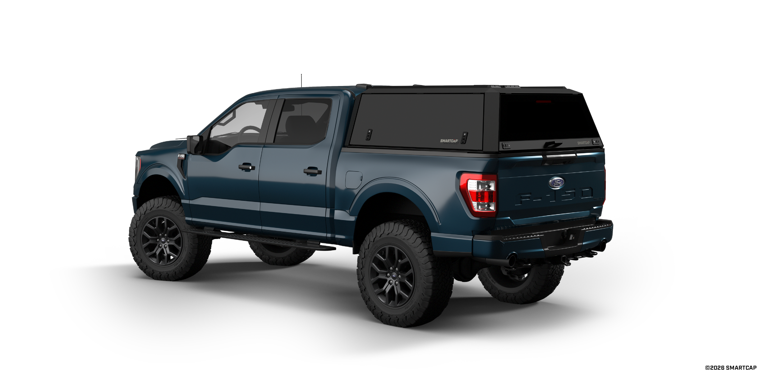 SmartCap Edge Adventure Ford F150 2021+ Short Bed BN 3 Drivers Rear Three Quarter.png