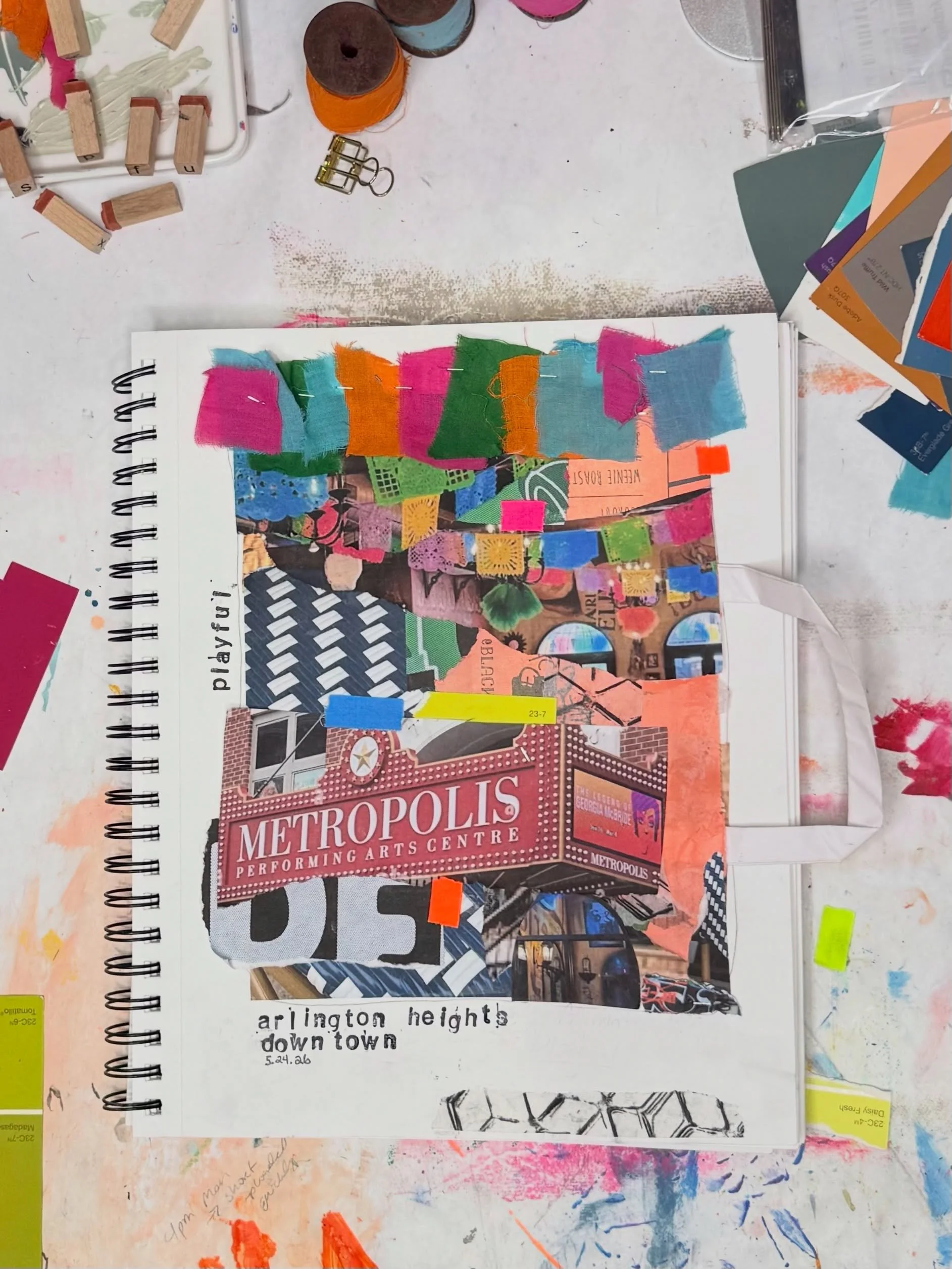 Want to go on a little adventure and see how I turn my surroundings into art?
Come with me as we take a stroll in a nearby neighborhood. I&rsquo;ll show you what I gather and we will bring it home to create a mini mood board. 
This workshop is free- 