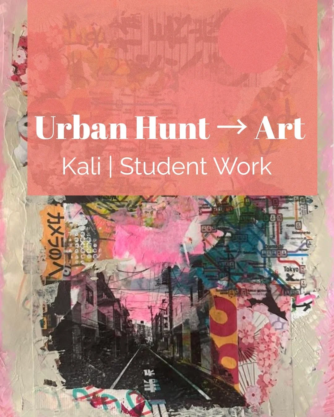 Please give our newest community spotlight some love! 

🎤 I interviewed Kali for the newsletter that went out today. Did you get a chance to read it? 🤓 

I absolutely L😍VE her wall art she created in Everyday Explorations: Downtown Edition.  It wa
