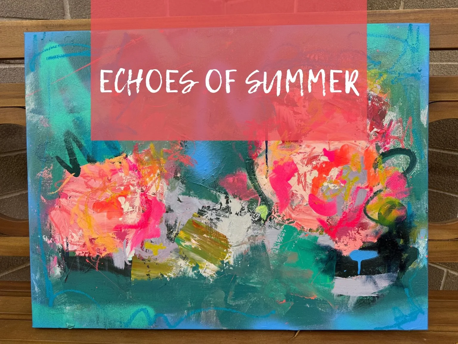 This is what a summer at the lake looks like through my artistic eye. 💙 ➡️
 

@anglca_may 

Time at my cousin&rsquo;s lake house became the inspiration for &ldquo;Echoes of Summer,&rdquo; a painting I created for her. ➡️

I let those colors and litt