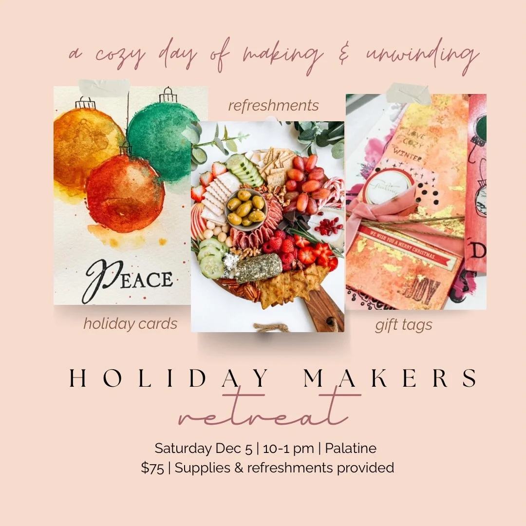 Don&rsquo;t shoot the elf-messenger! 😂🎄 I know it&rsquo;s early, but holiday calendars fill up fast! Sharing my Holiday Makers Retreat now so you have time to gather a friend or two and save yourself a little creative time this season.

Wanna come?