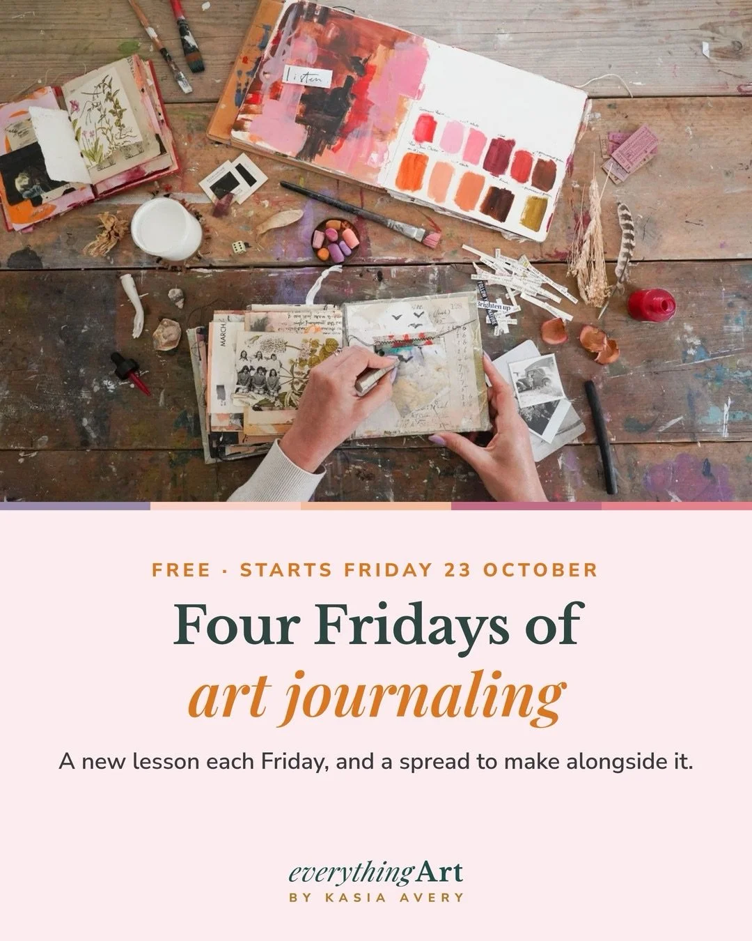 🚨 THIS JUST IN!! Four FREE art journaling lessons from Wanderlust! 🎨🙌

The Wanderlust Taster starts THIS Friday, October 23&mdash;and you can save your seat now!

I&rsquo;m teaching in Wanderlust 2027, so I&rsquo;m extra excited you can get a tast