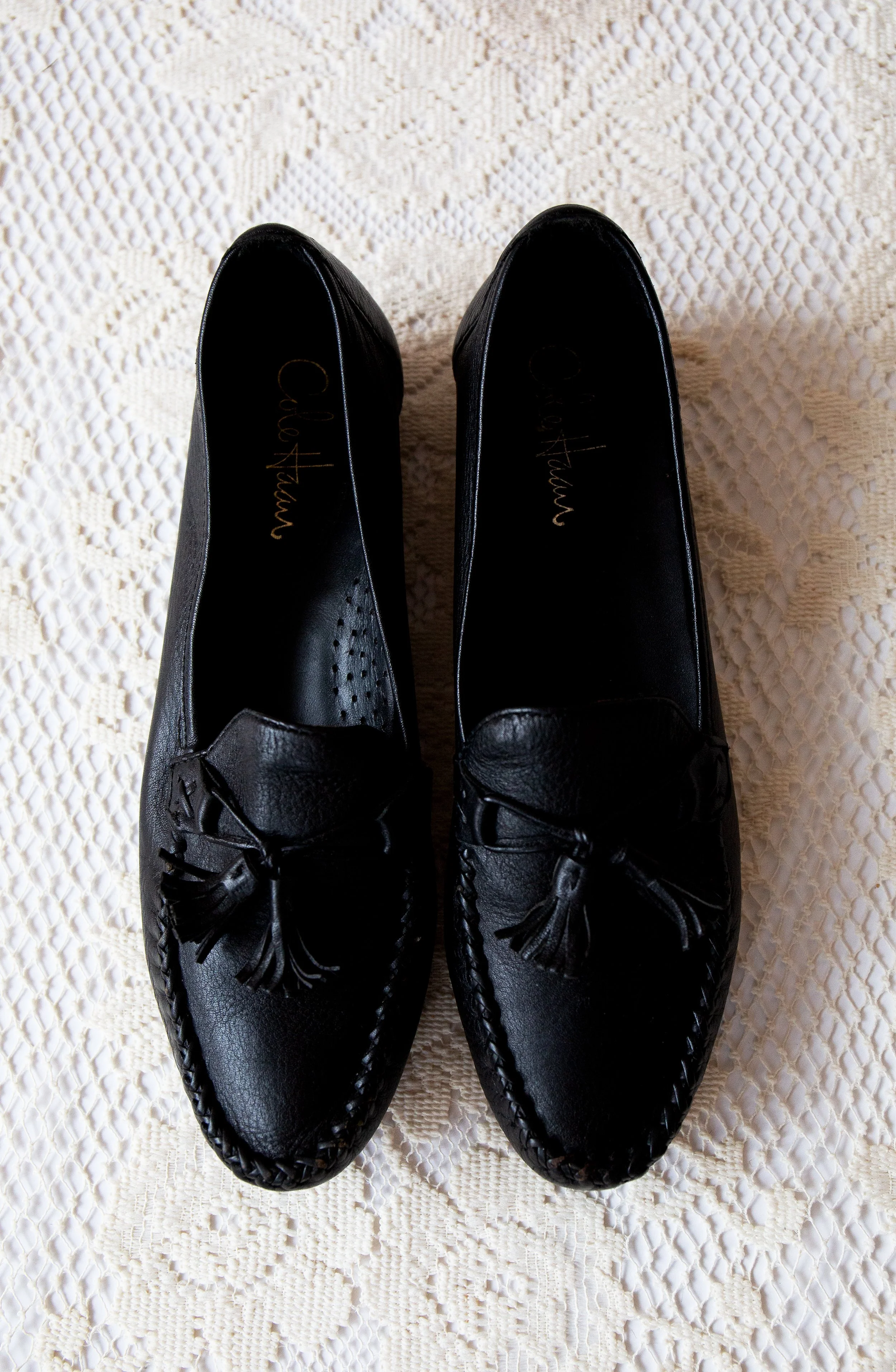 Black Leather Loafers