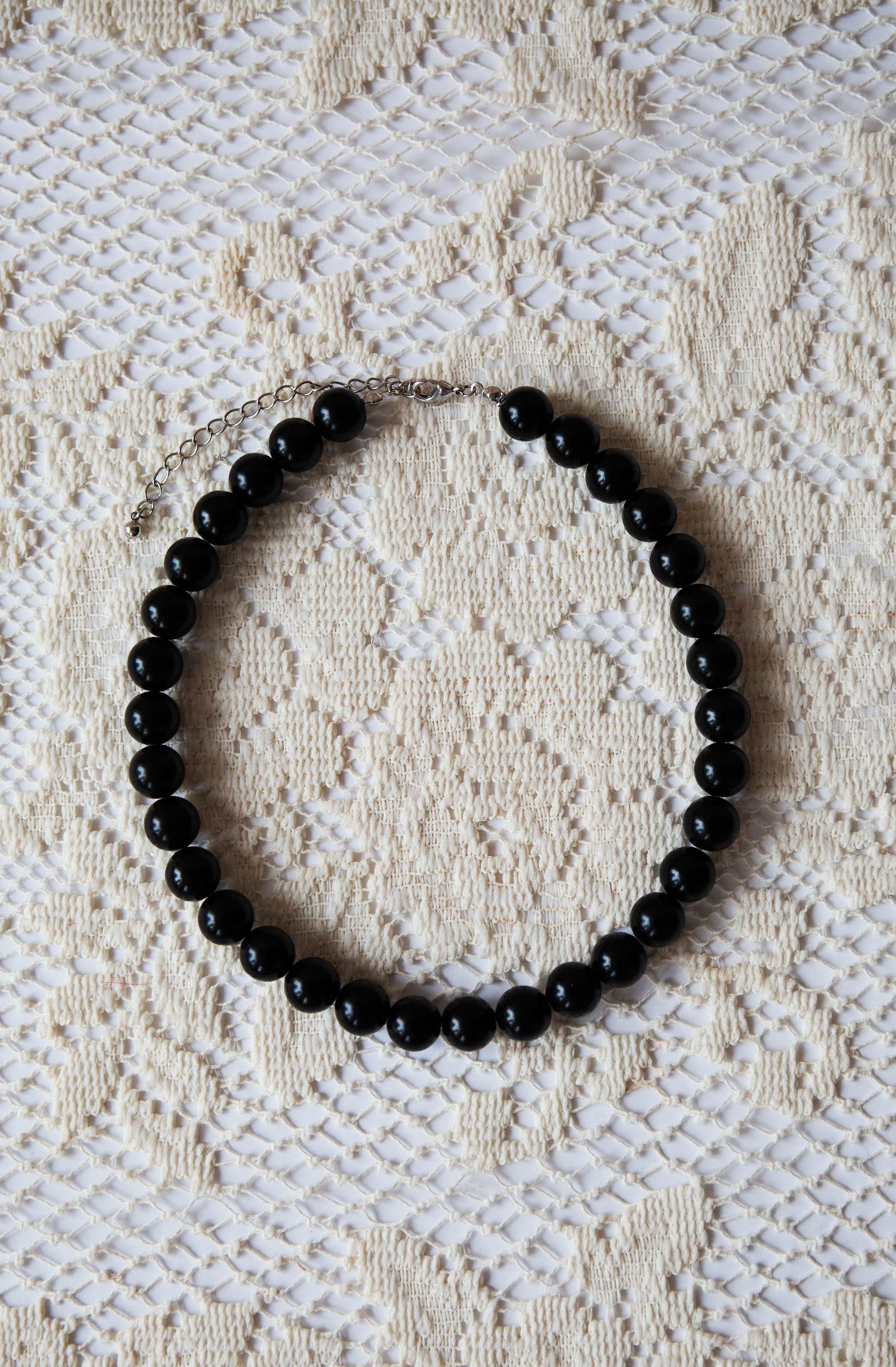 Black Beaded Choker