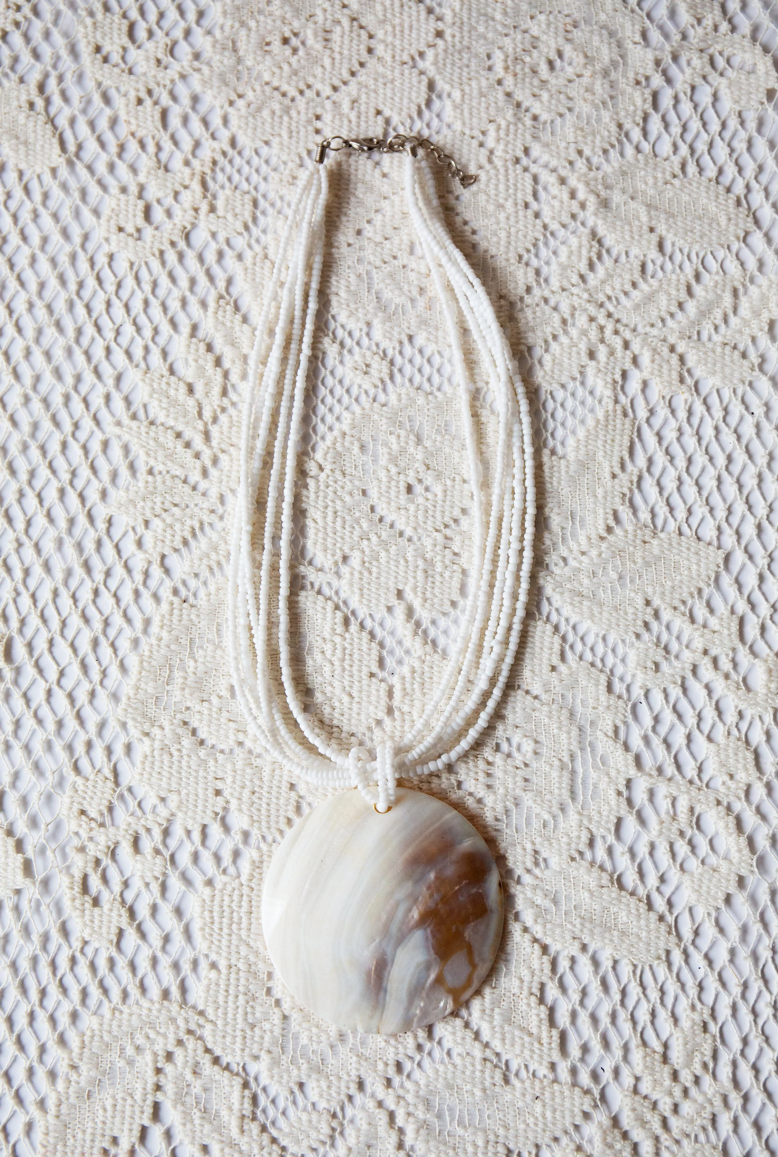 White Shell Necklace