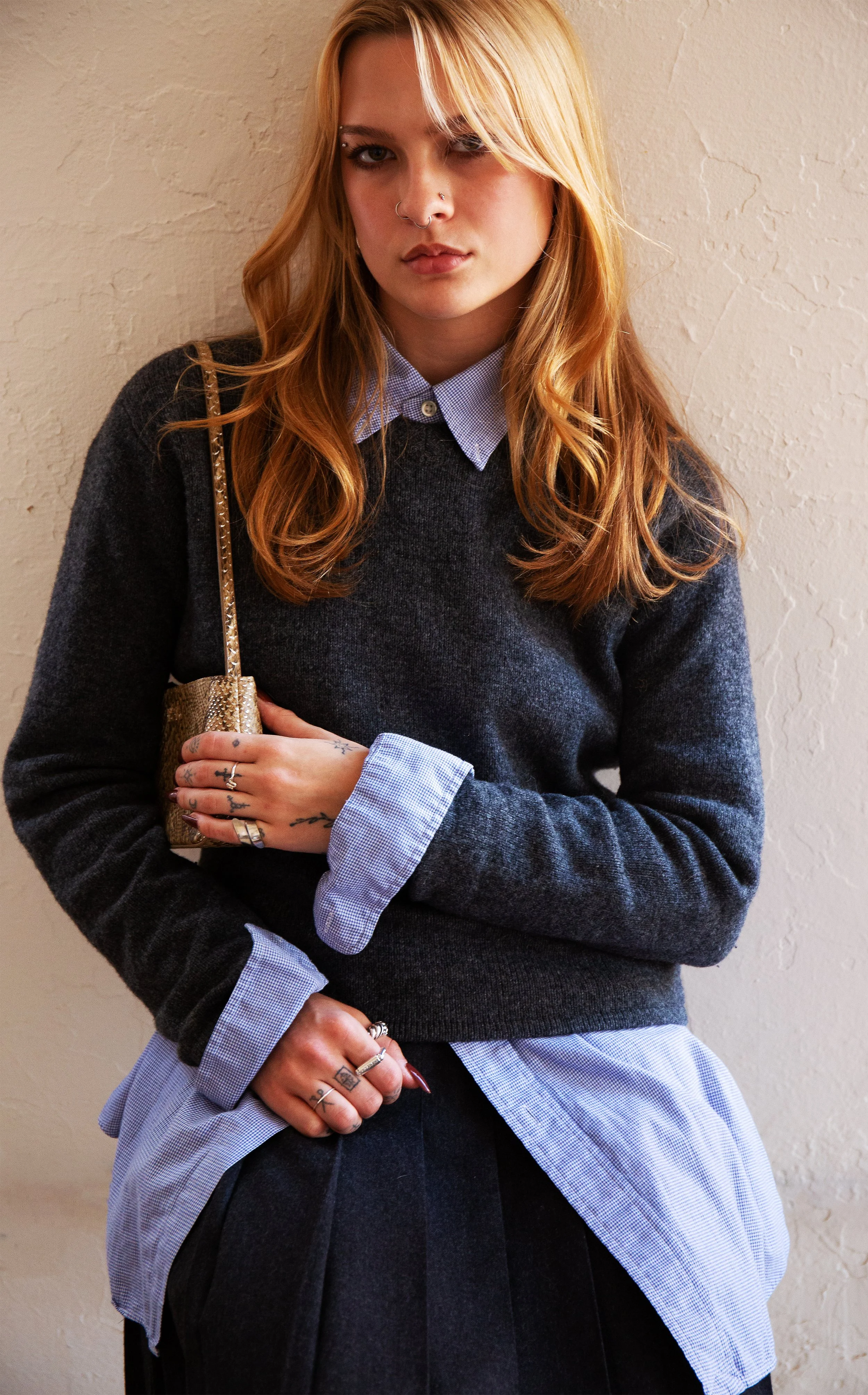 Grey Minimalist Knit