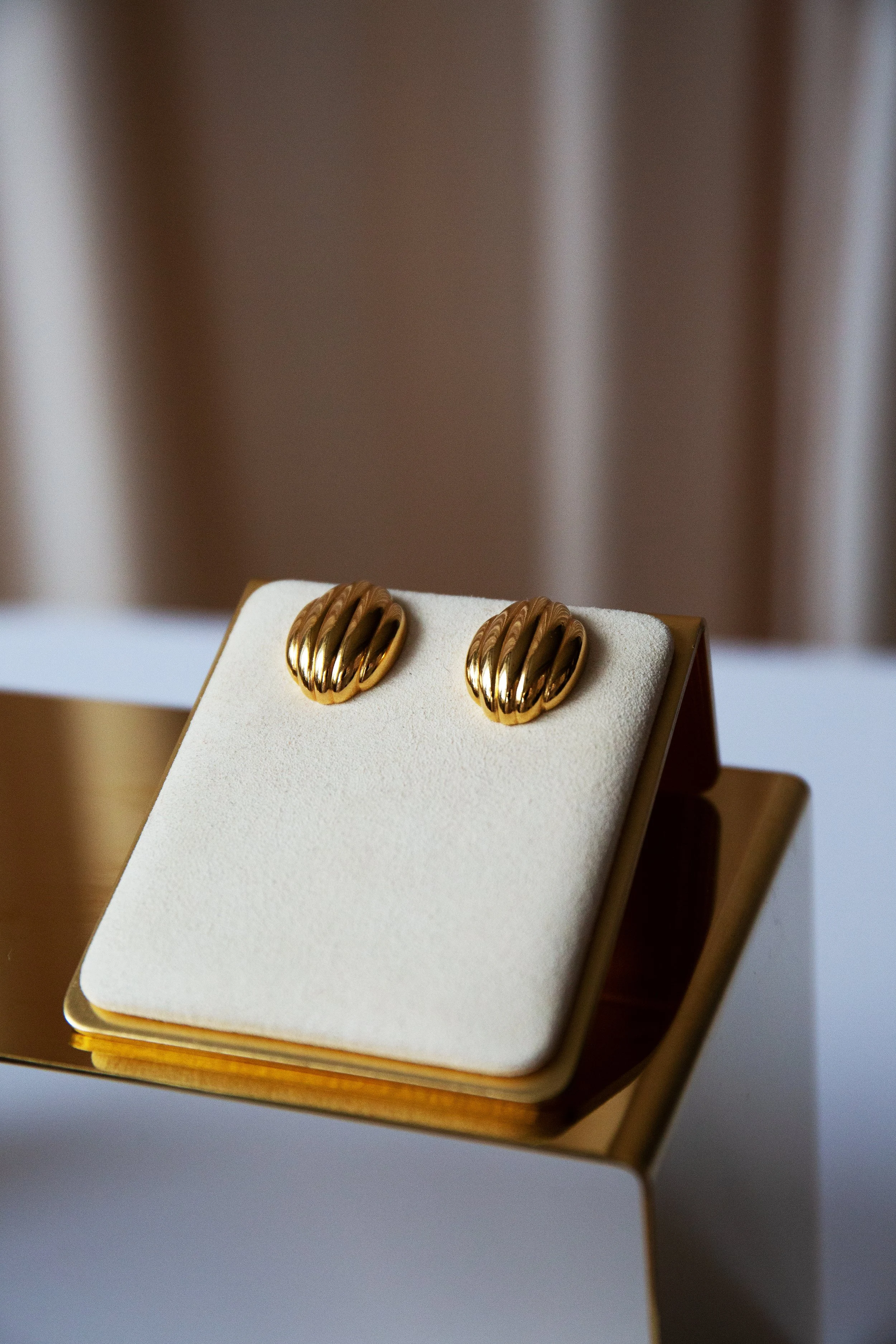 Gold Egg Studs