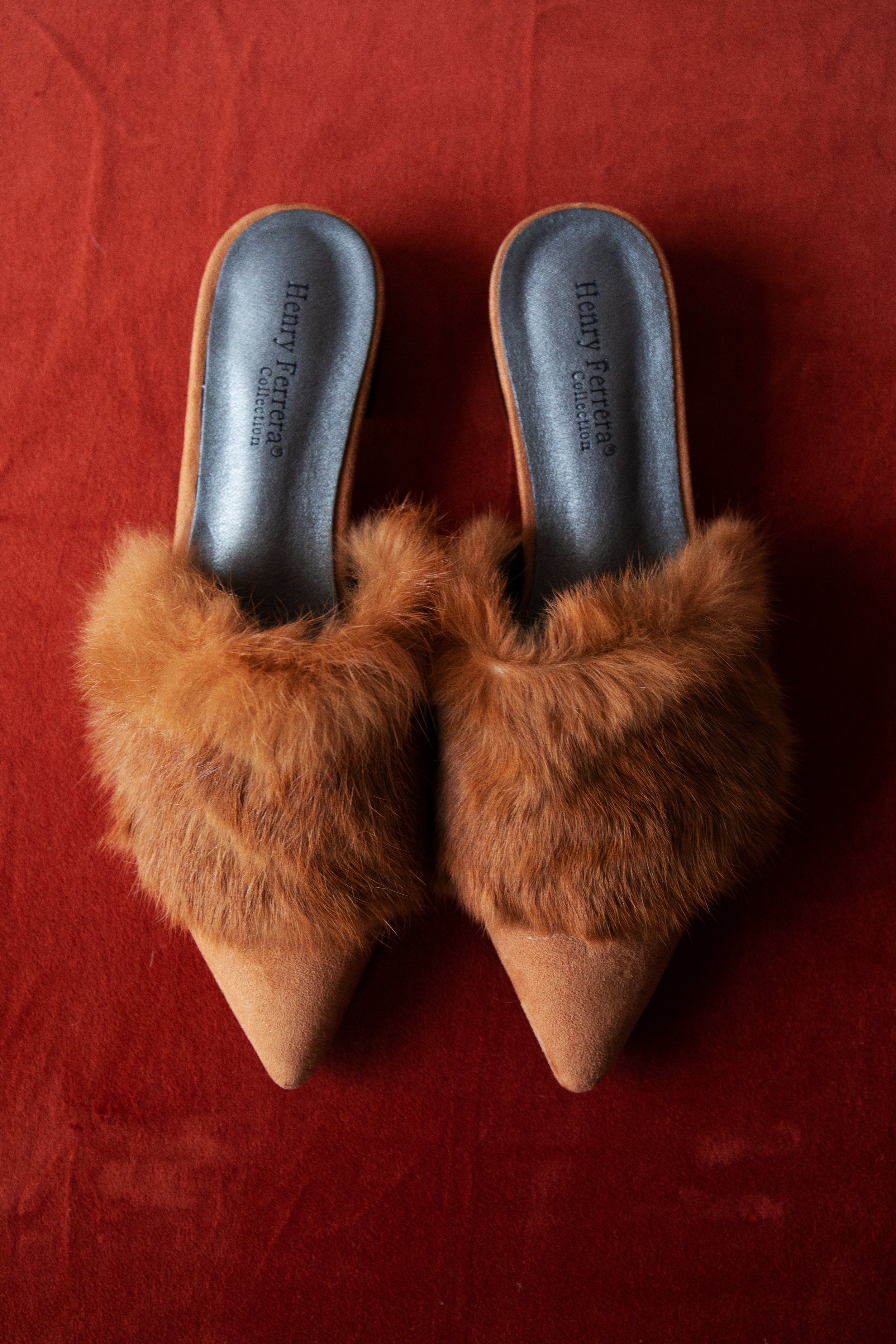 Brown Fur Mules