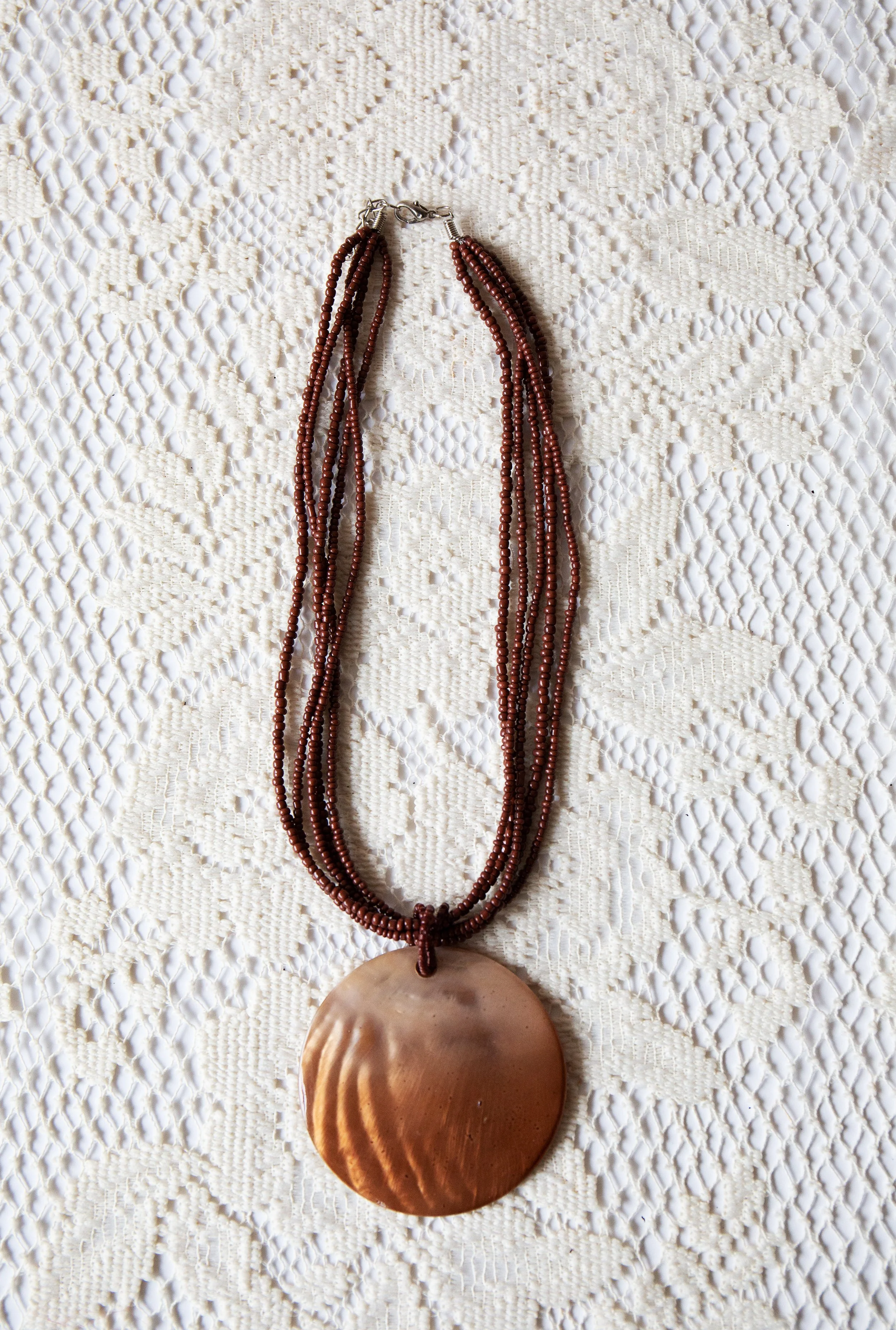 Brown Shell Necklace