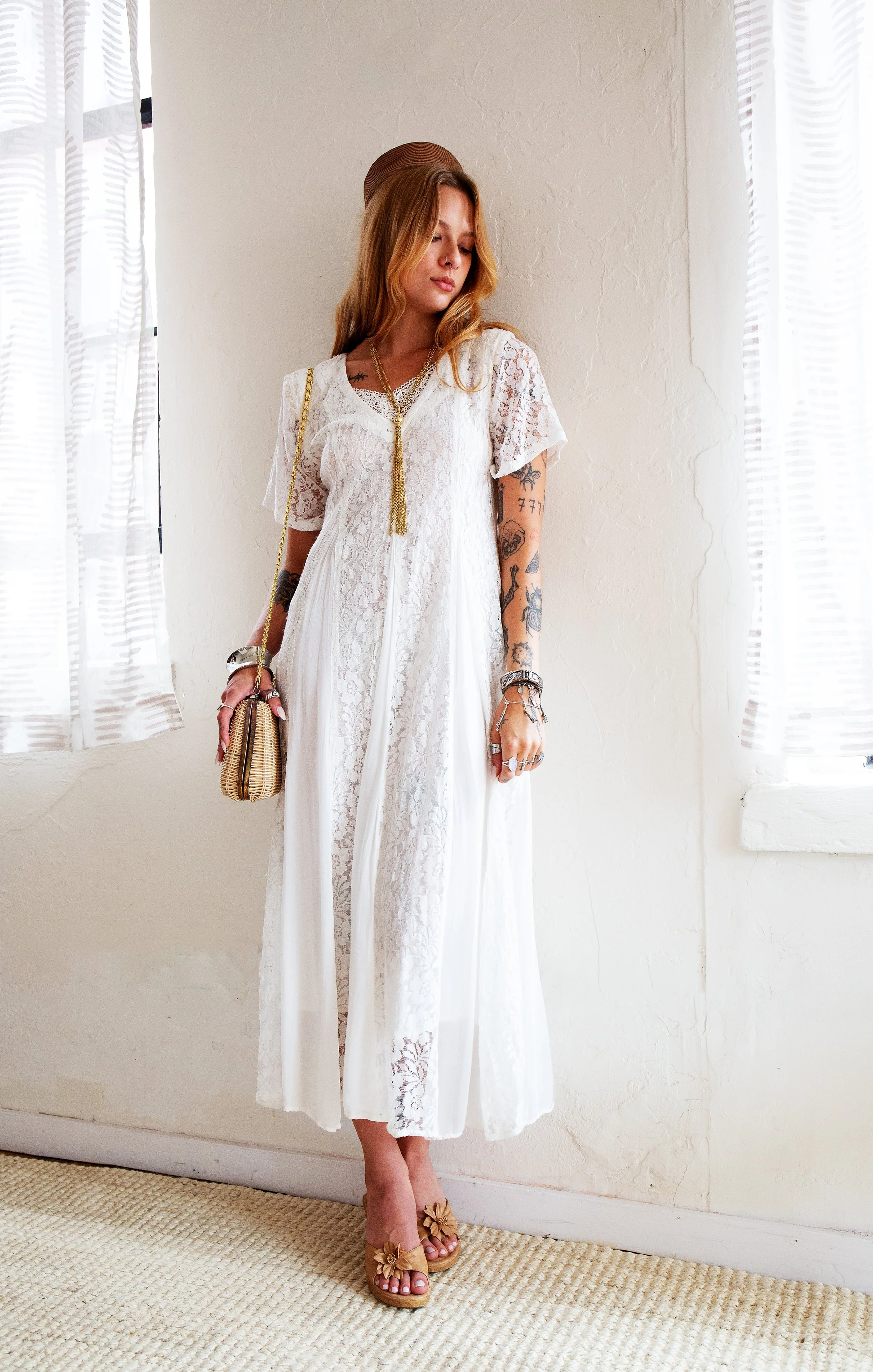 White Lace Dress