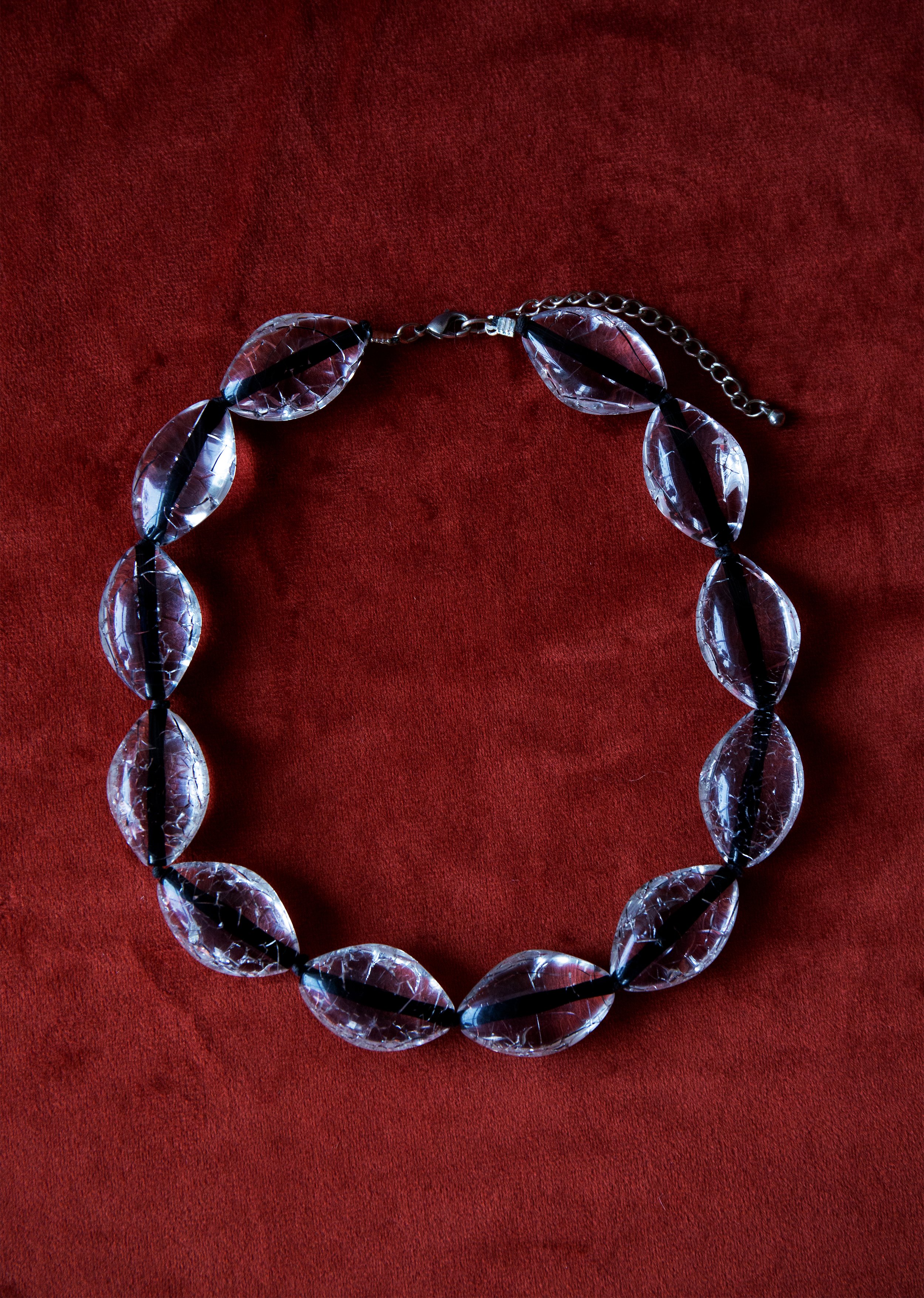 Crackled Lucite Choker