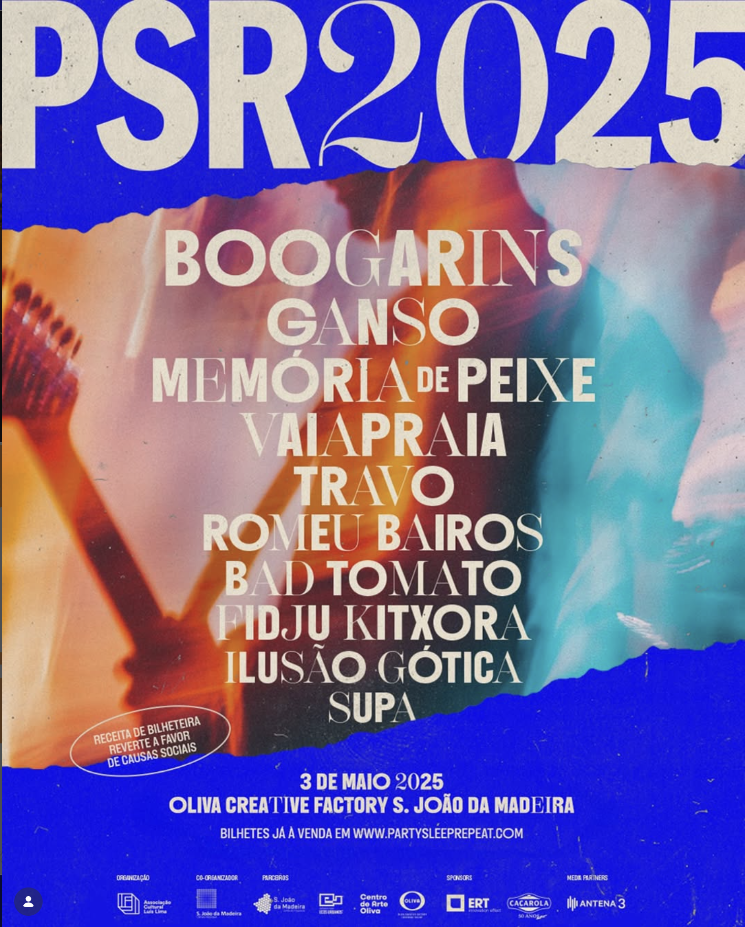 PSR party sleep repeat ACLL são joão da madeira