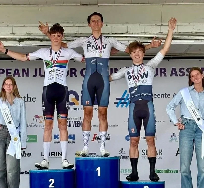 Youth development program rider winning European race.jpg