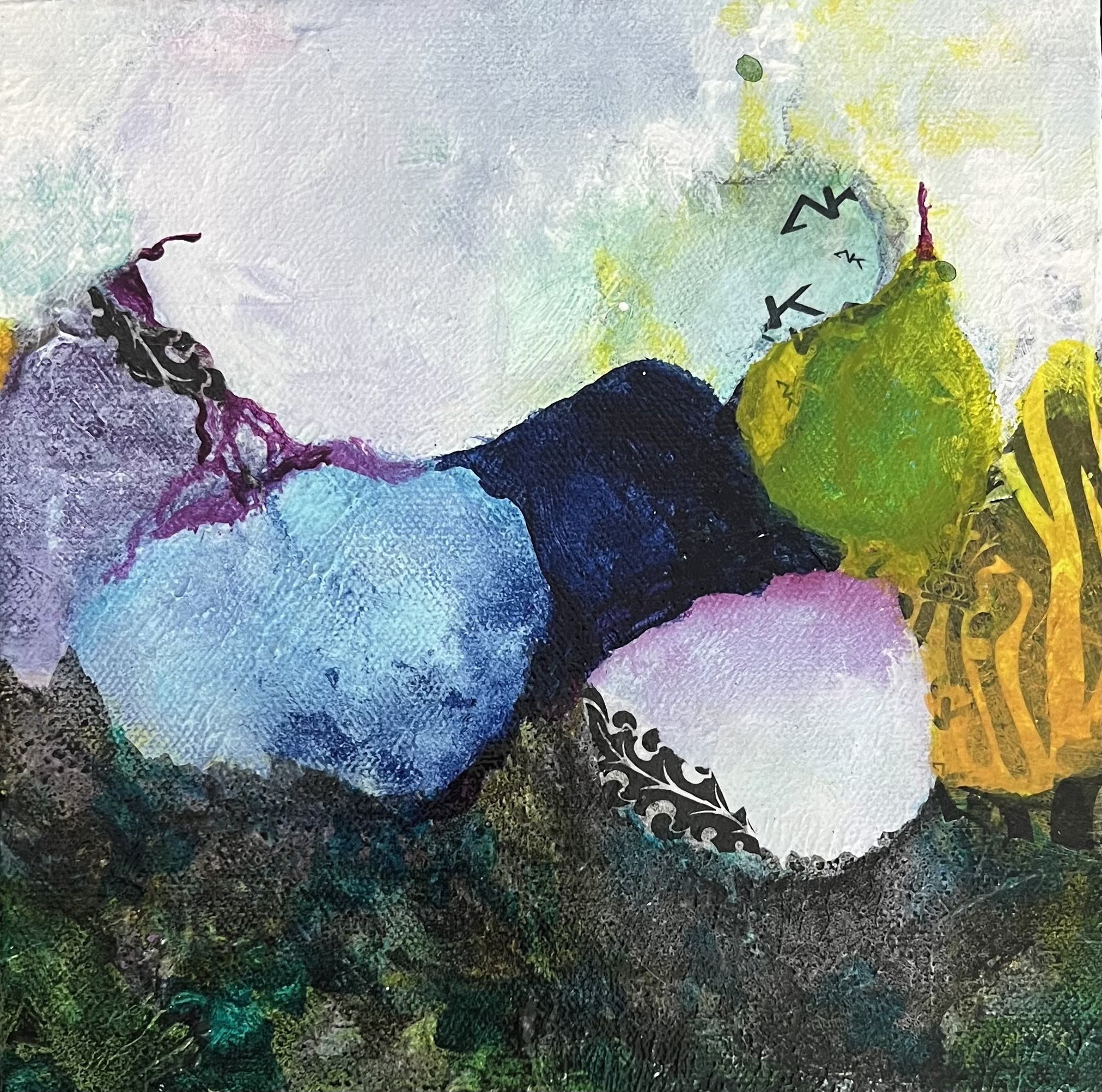Fruit, 8x8 Acrylic/MM