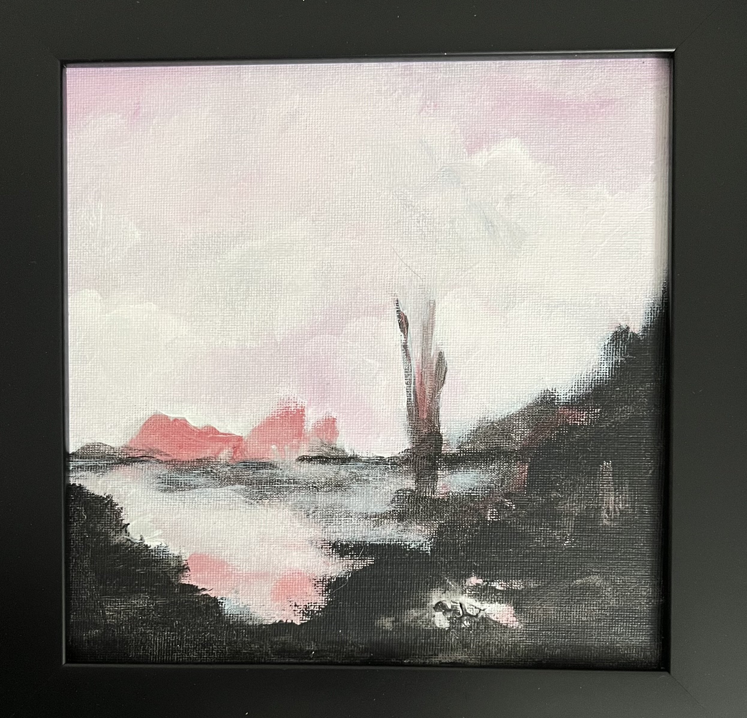 Standing Tall, Acrylic 8x8 Framed