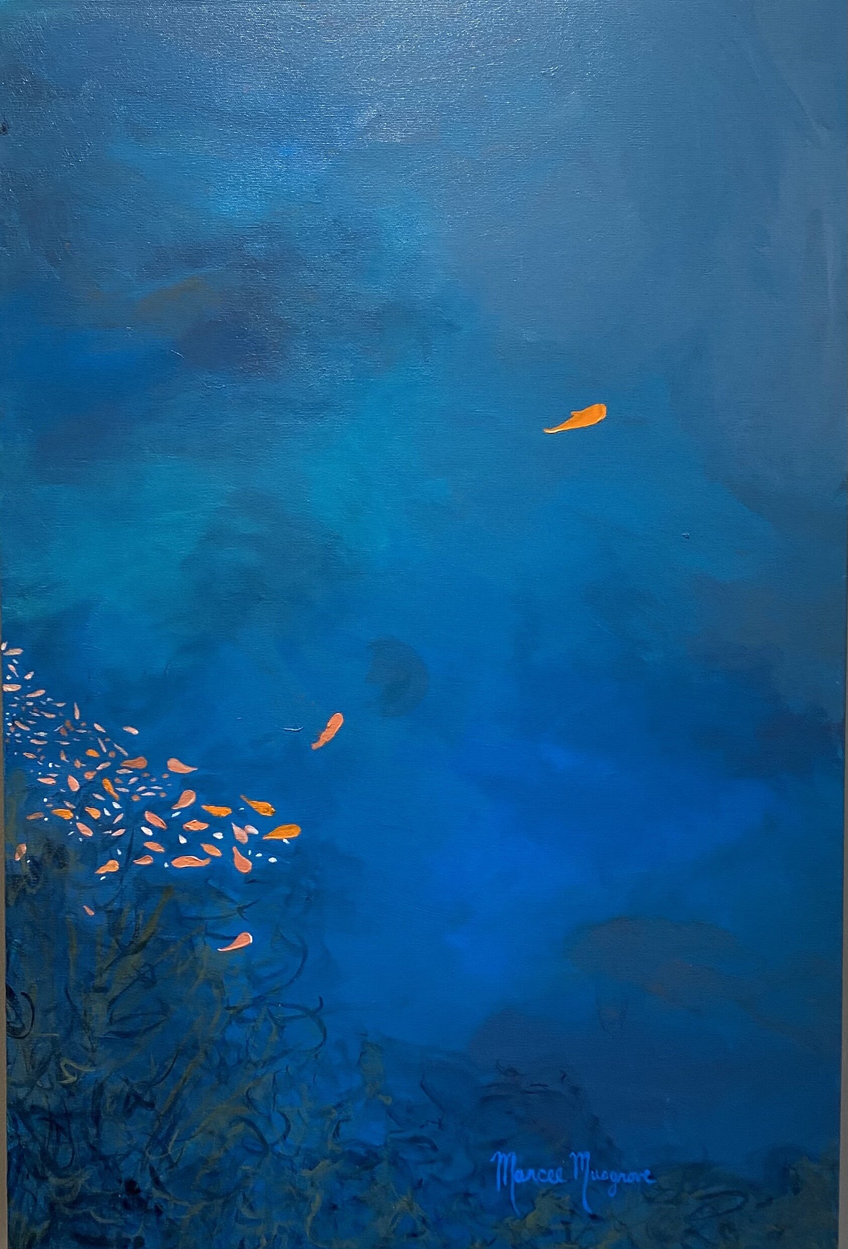 "Just Keep Swimming"
20" x 30" Acrylic on Canvas