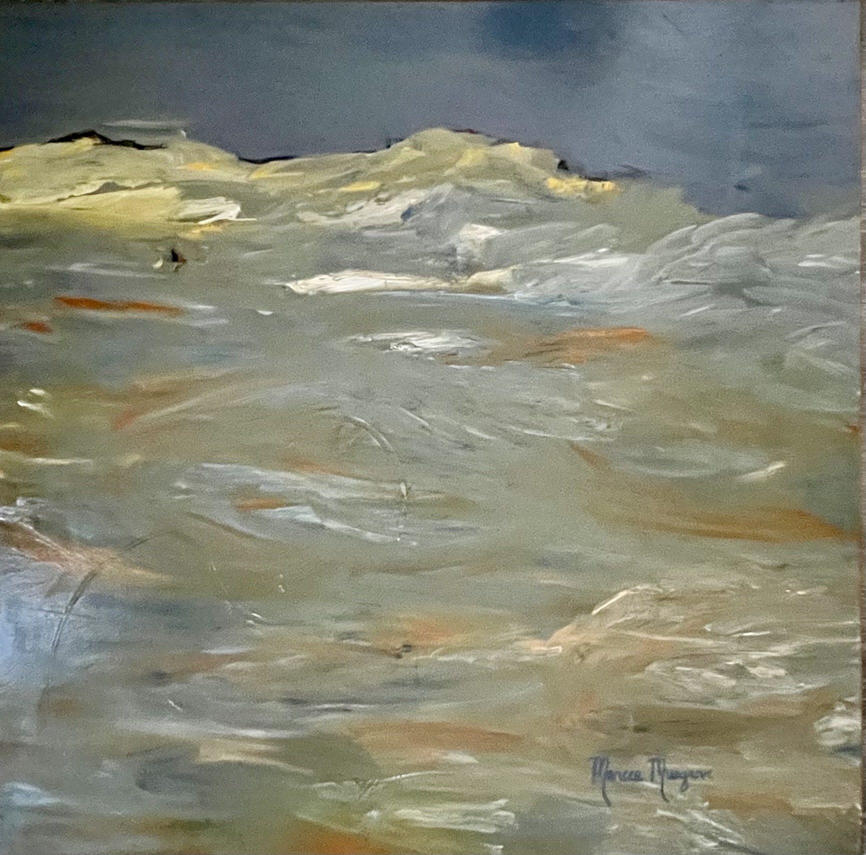 36" x 36" Acrylic Painting, 
Good Day for a Cocktail