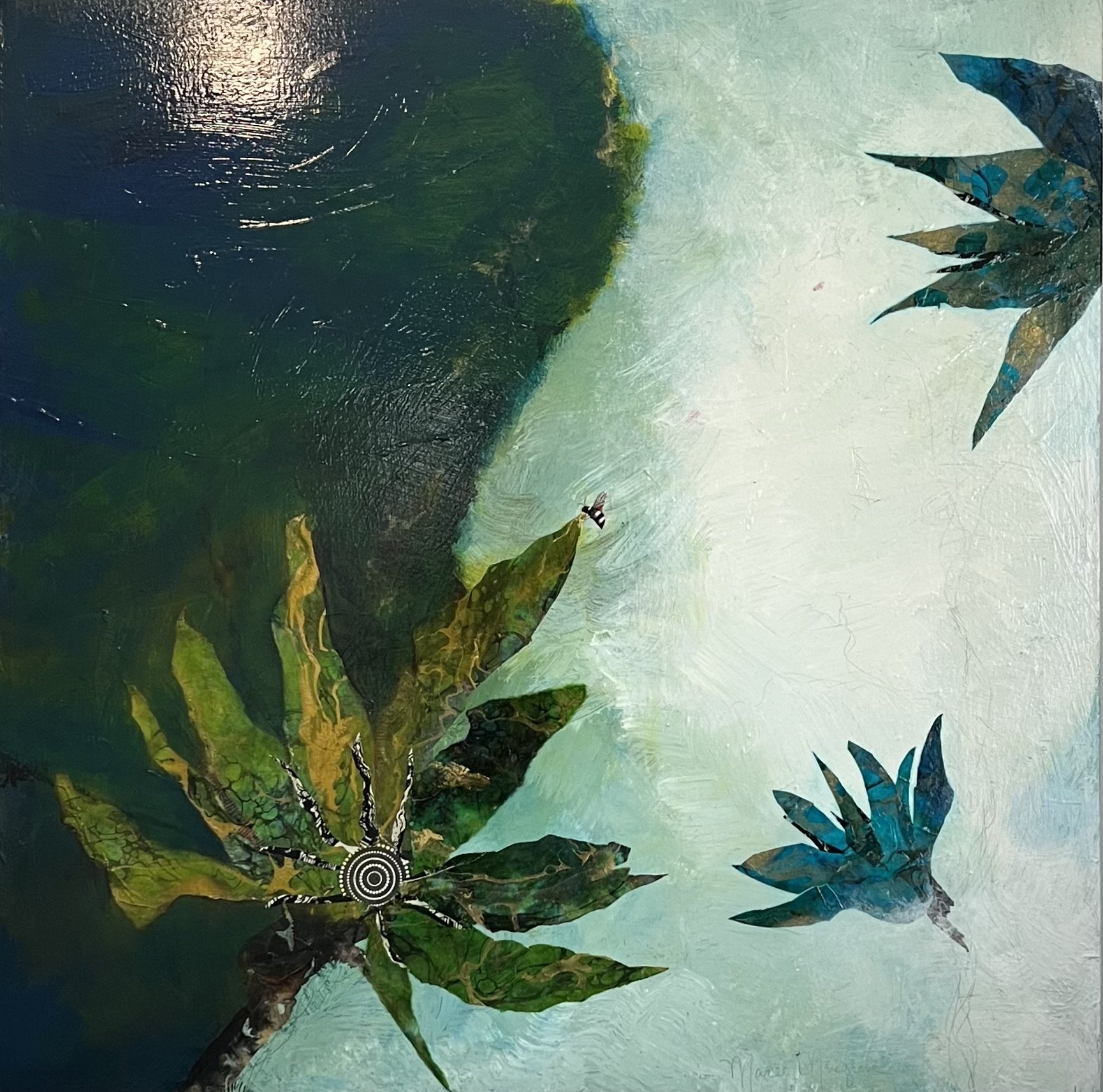 Ascending, 36x36 Acrylic/MM painting
Pending Sale  2025  