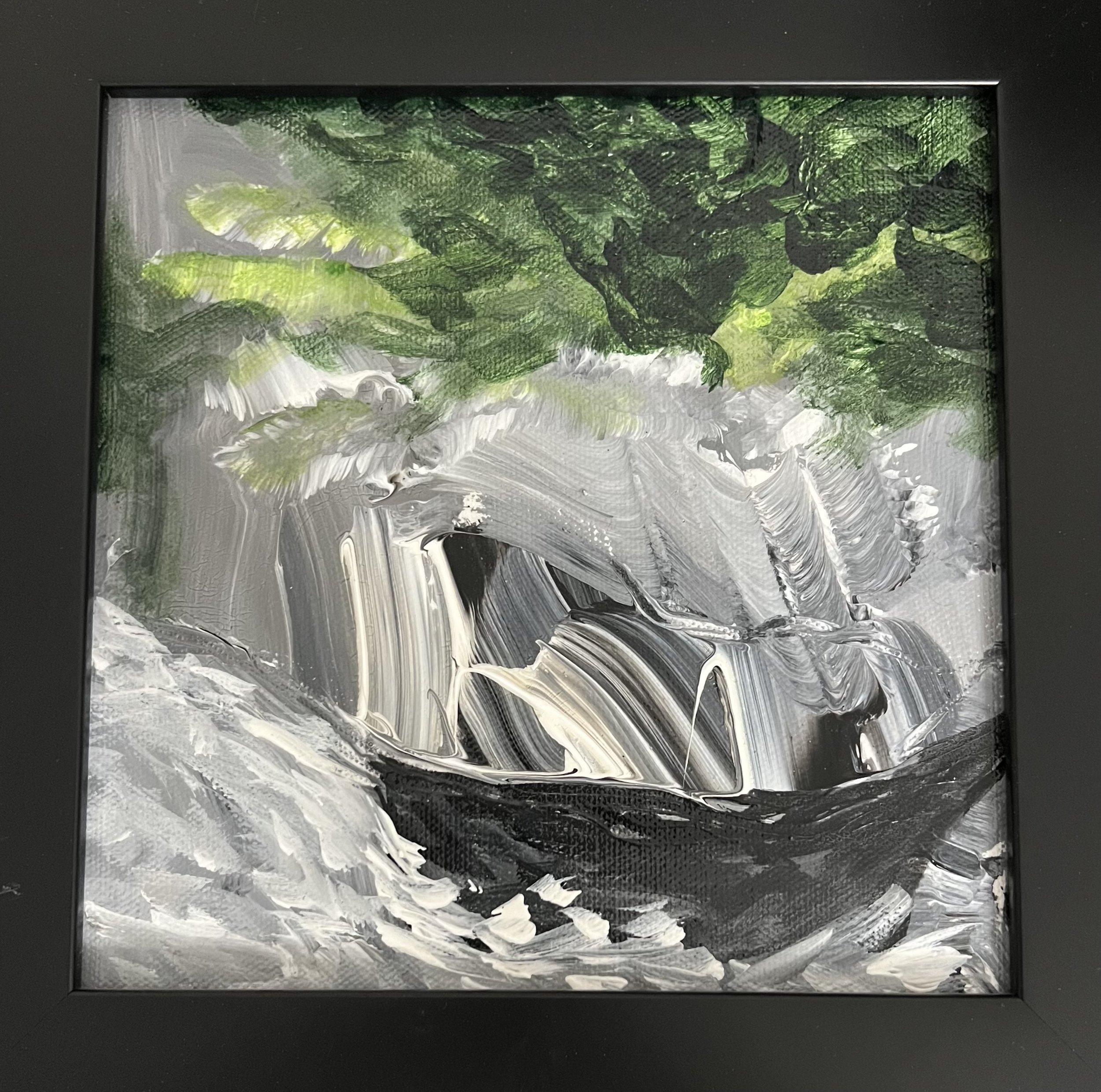 Navigating, 8x8 Acrylic