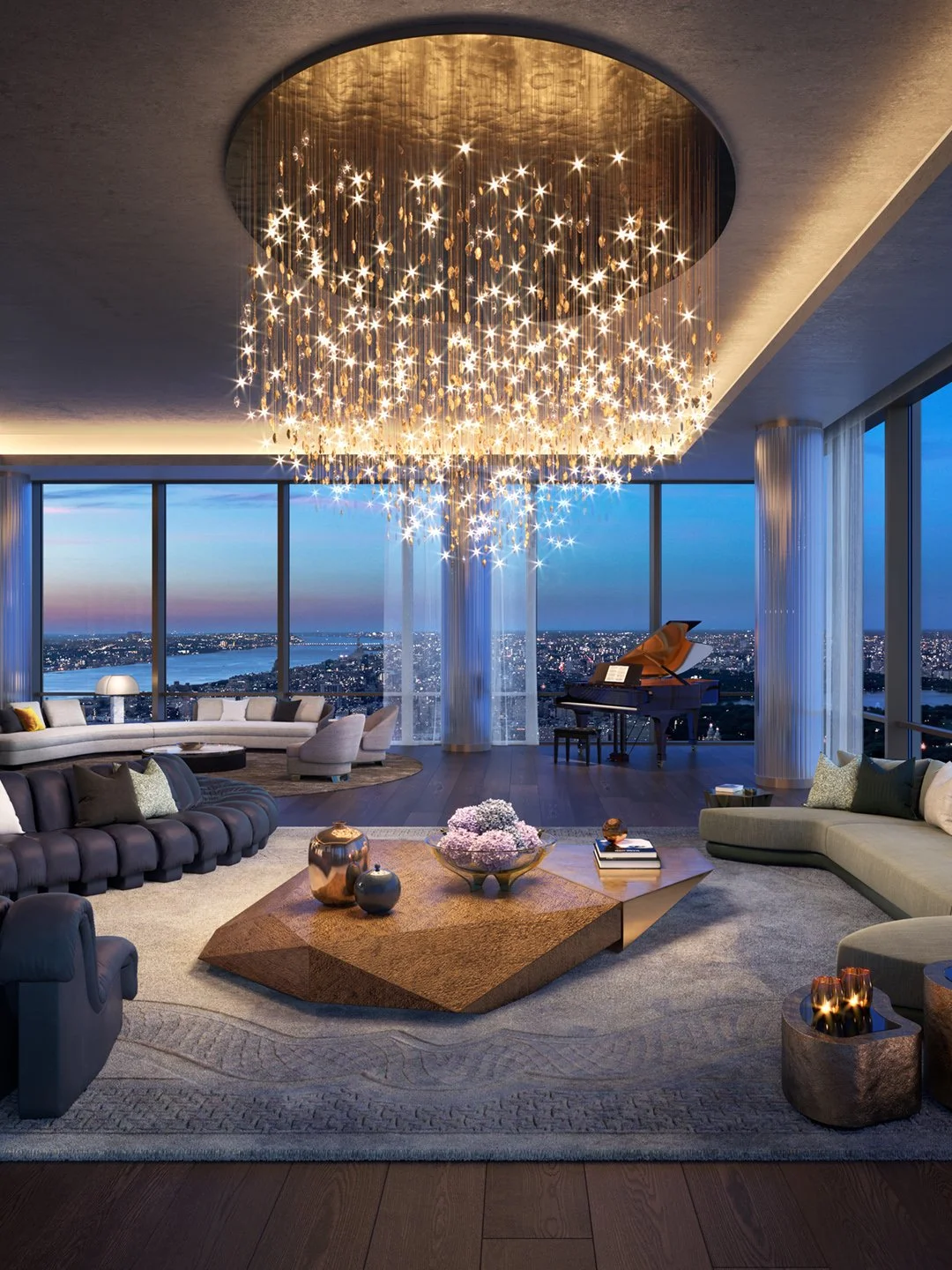 Linking any luxury property development to its immediate neighbourhood is probably the most important part of our job. In this series of renderings for Extell's bold and unique 50 West 66th Street, through very carefully designed and coordinated back