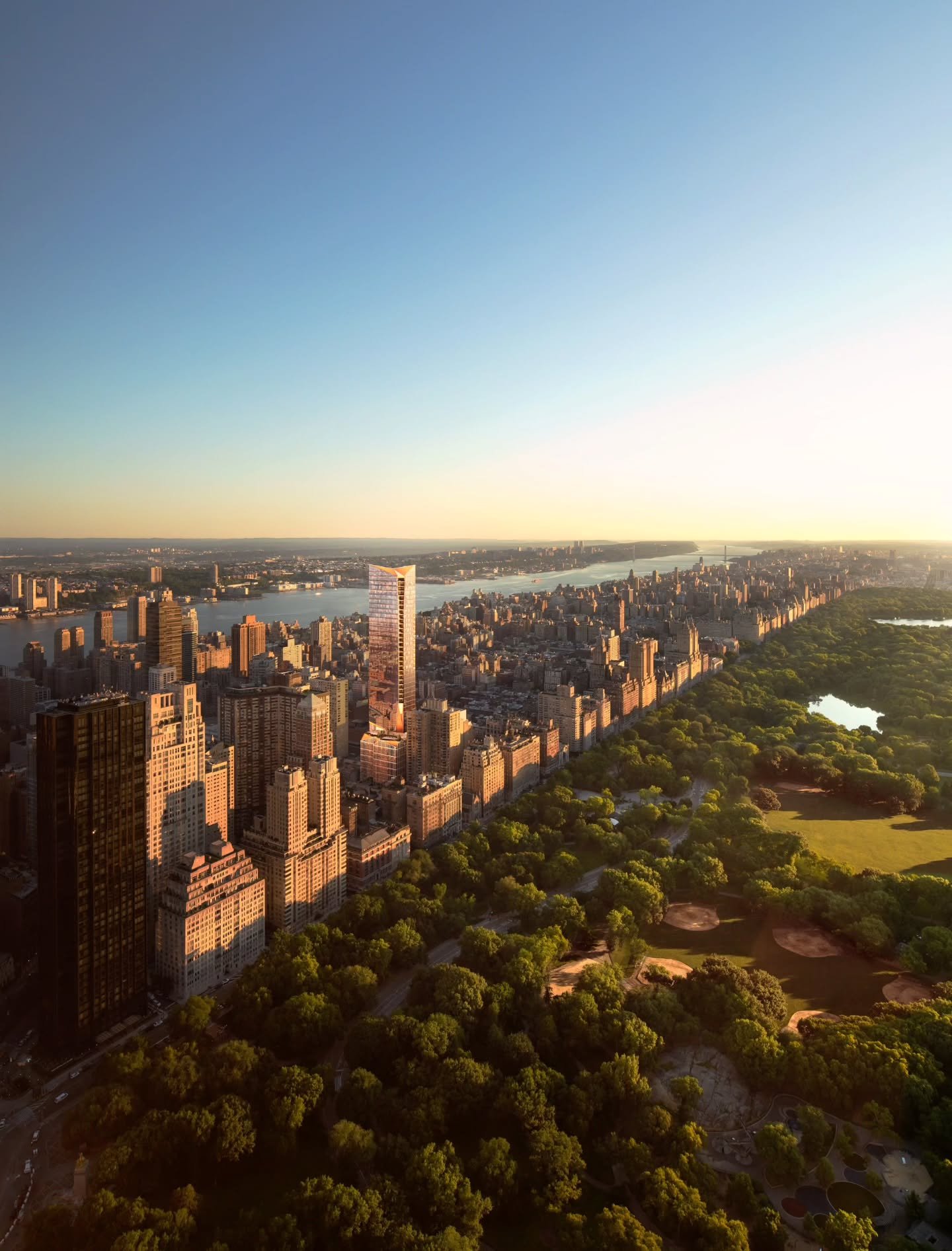 A classic RS shoot and photomontage from Dawn to Dusk. Which is your favourite? For Manhattan's landmark development 50 West 66th Street, Recent Spaces were selected by developers Extell to work with architects Sn&oslash;hetta and SLCE, interior desi