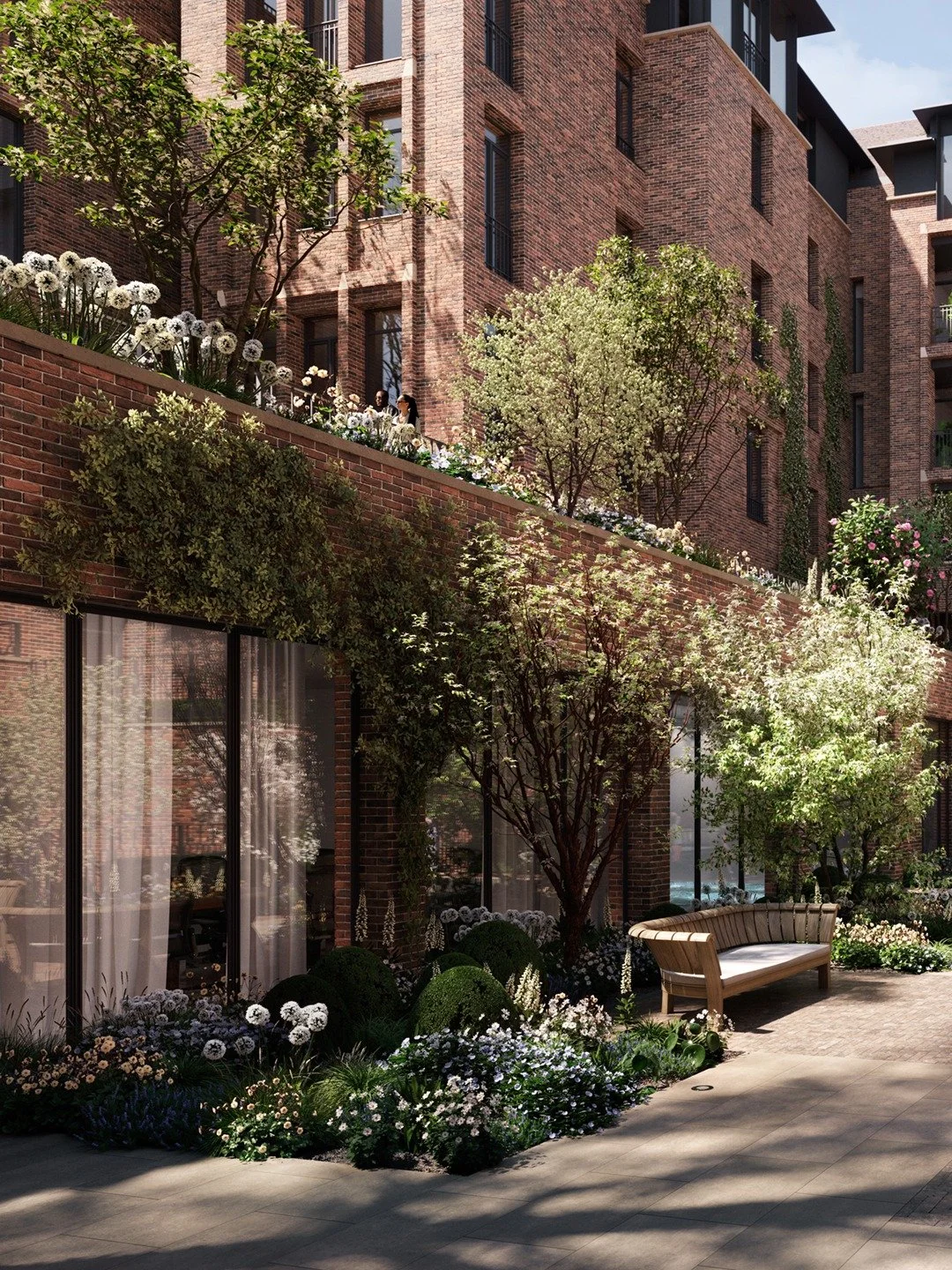 At Valouran's Bishops Avenue Gardens, architectural heritage meets a modern understanding of luxury. Designed by Pilbrow &amp; Partners, the development draws on the Arts &amp; Crafts spirit of Oak Lodge, a 1927 manor believed to have been designed b