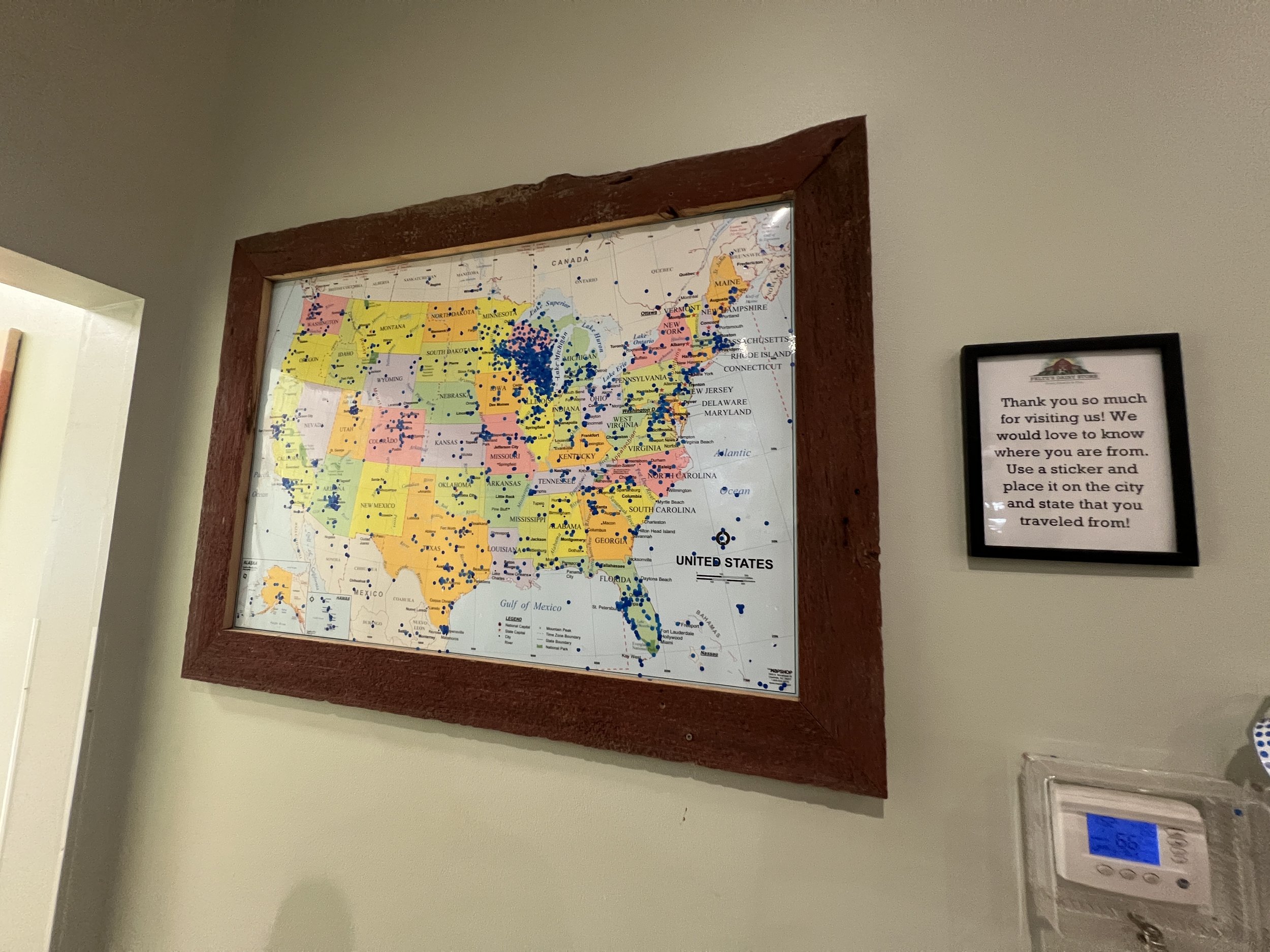 Toursim Board Pin Your Home Location