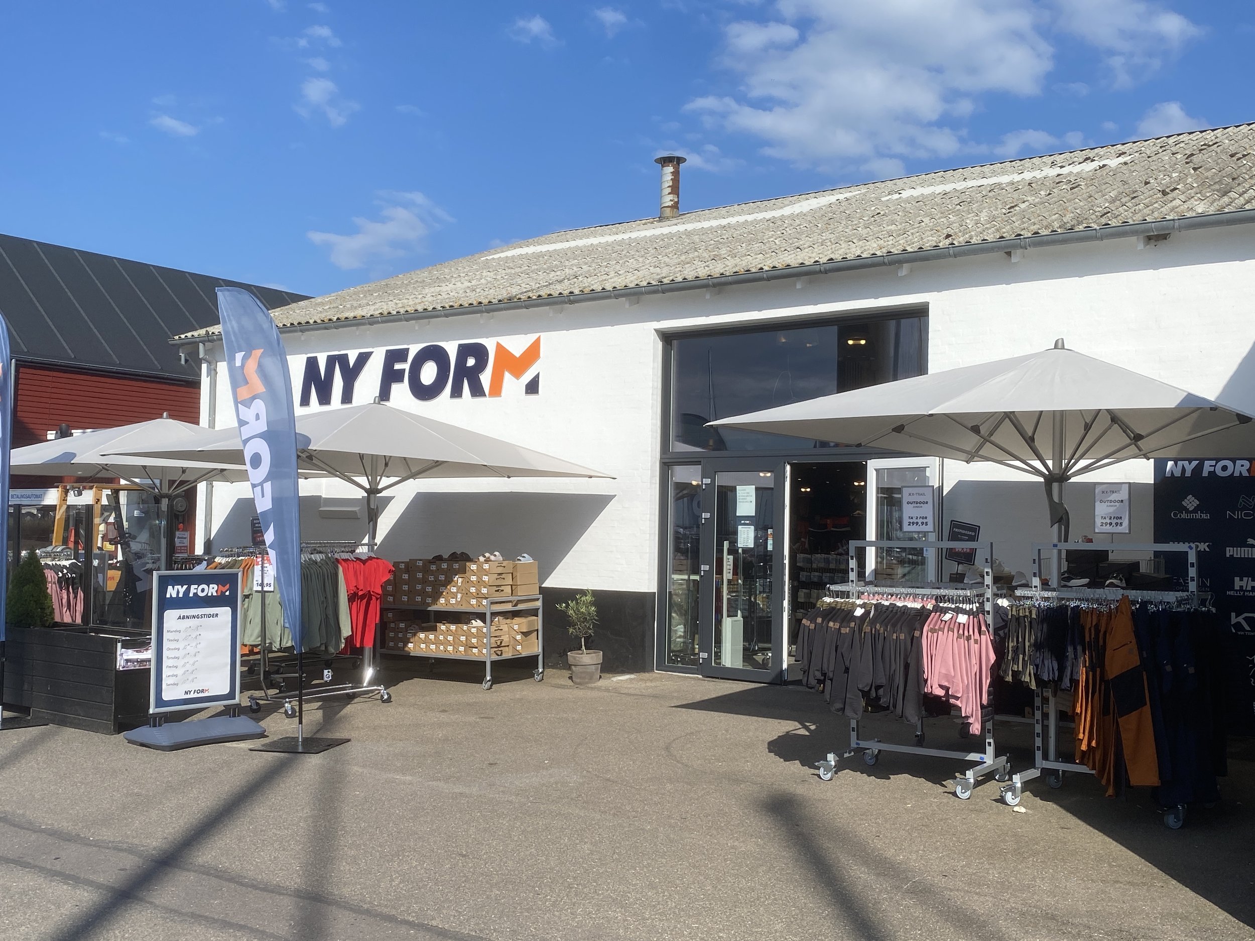 Parasols bei Nyform in Juelsminde