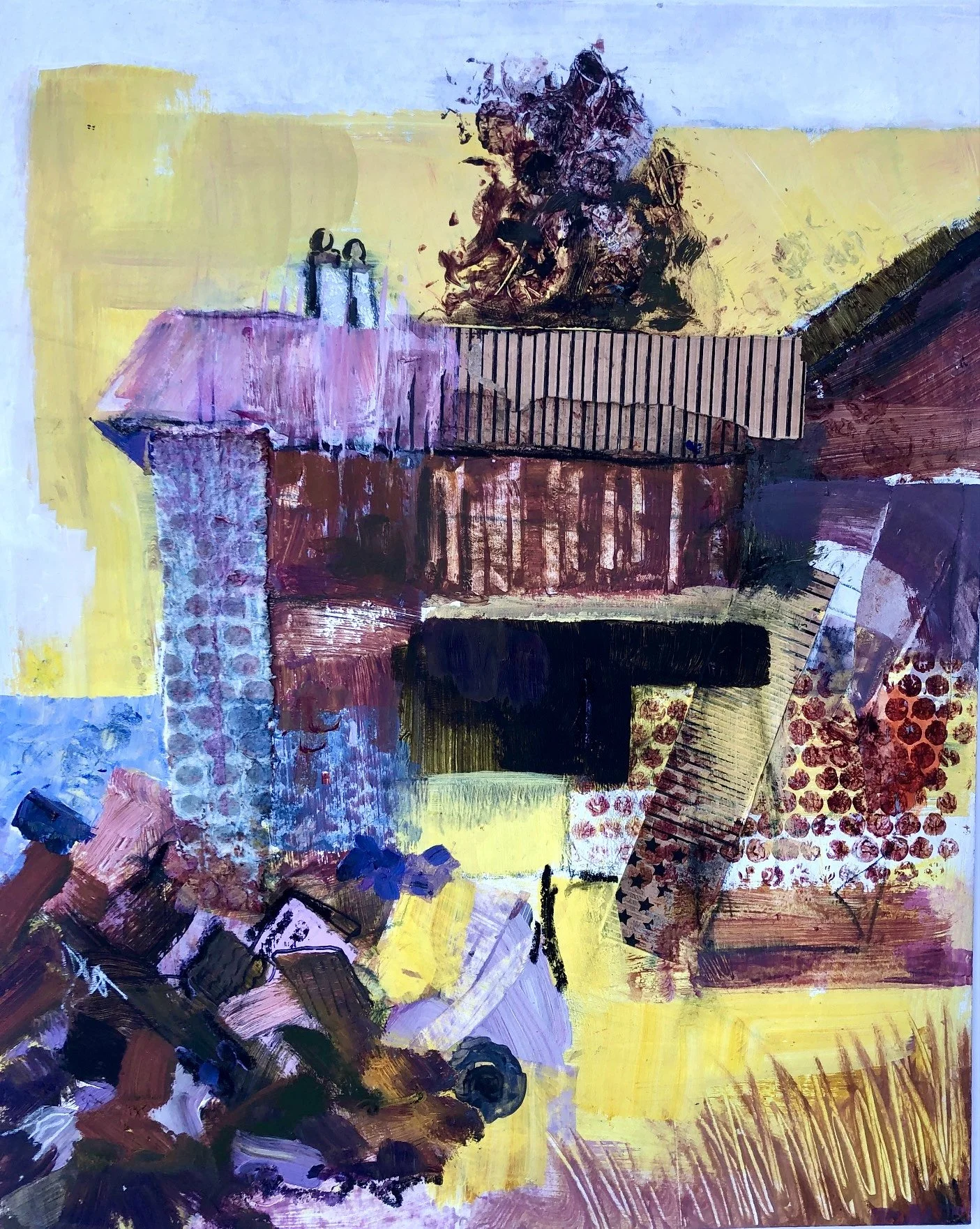 The Open Shed | 29cm x 35cm | mixed media | £350