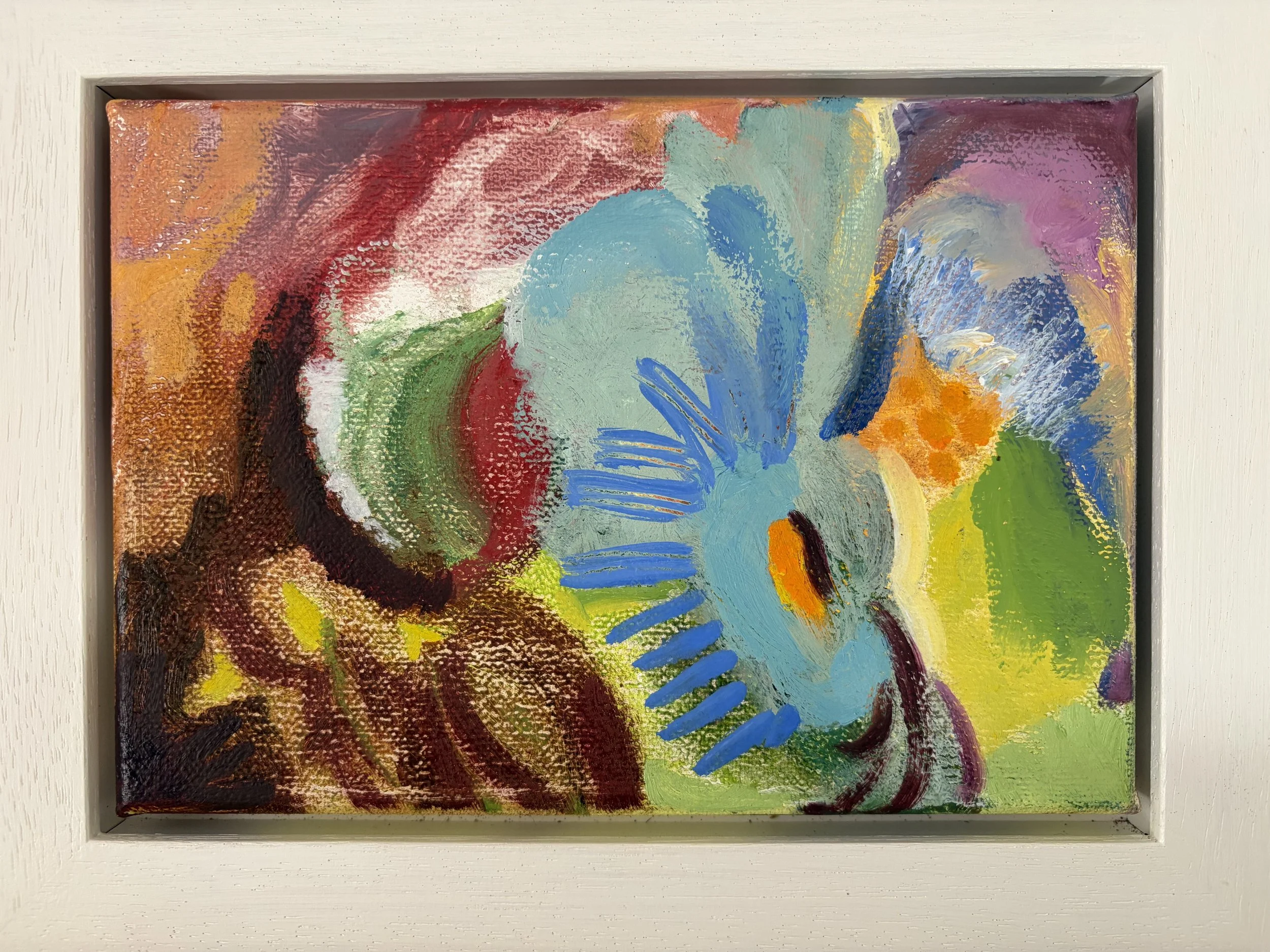I grew a passion flower | 21cm x 15cm | oil on canvas | £190