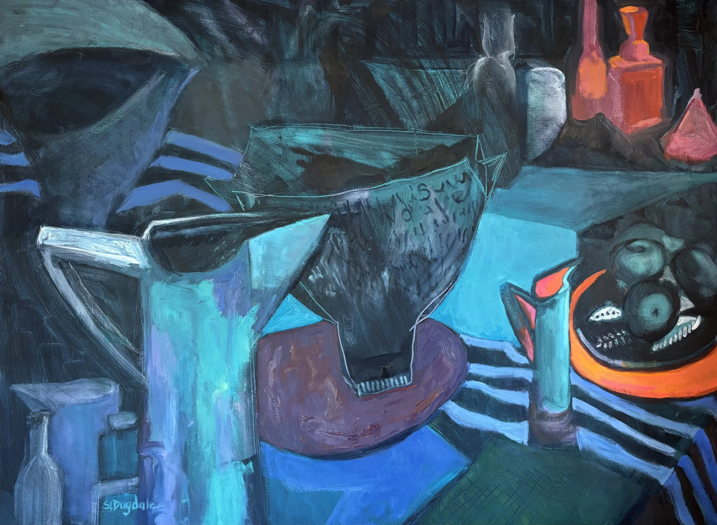 Complex still Life | 102cm x 76cm | Oil on canvas | £750