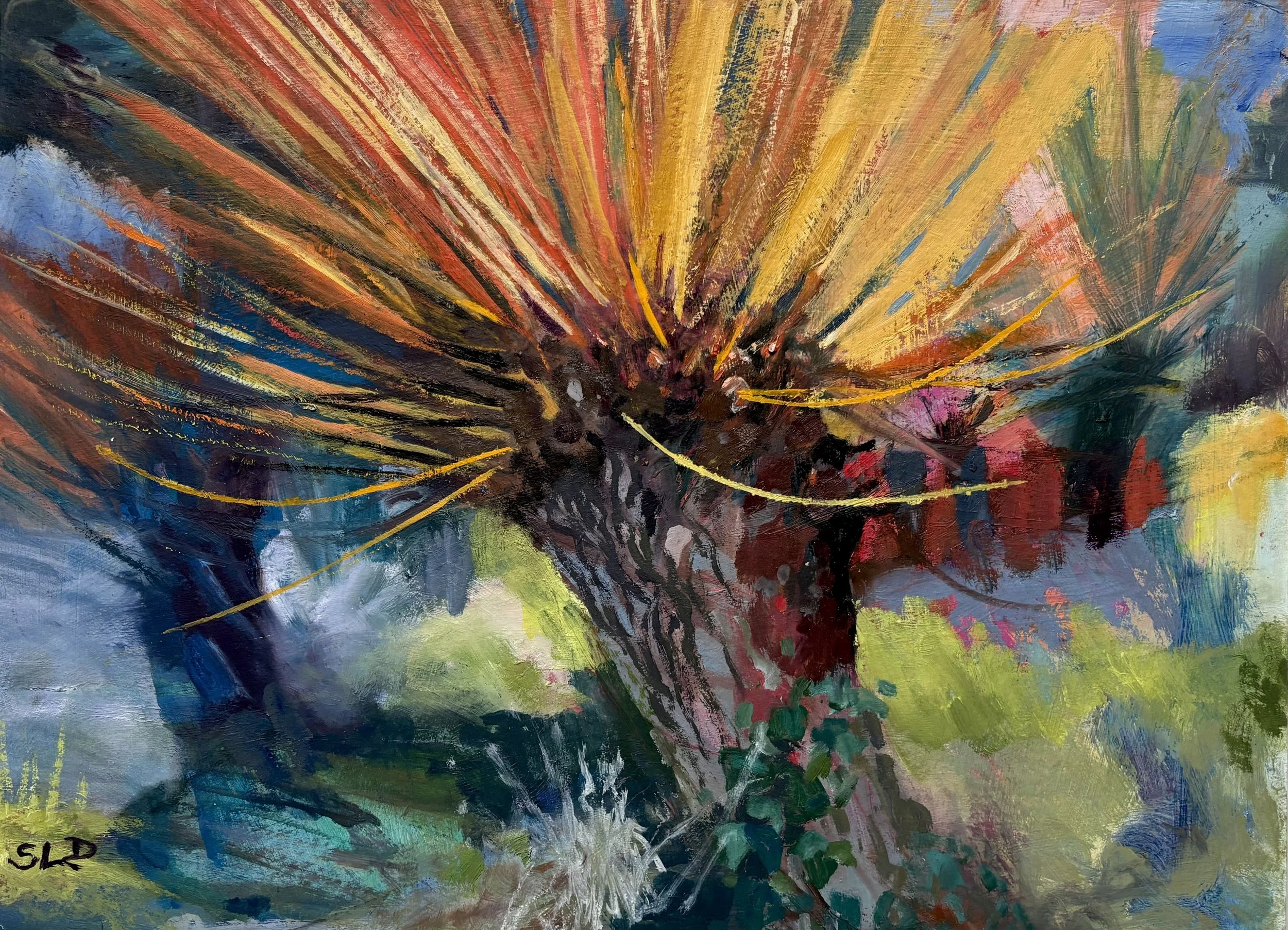 A Fan of Willows | 50cm x 38cm | Oil on board | £500