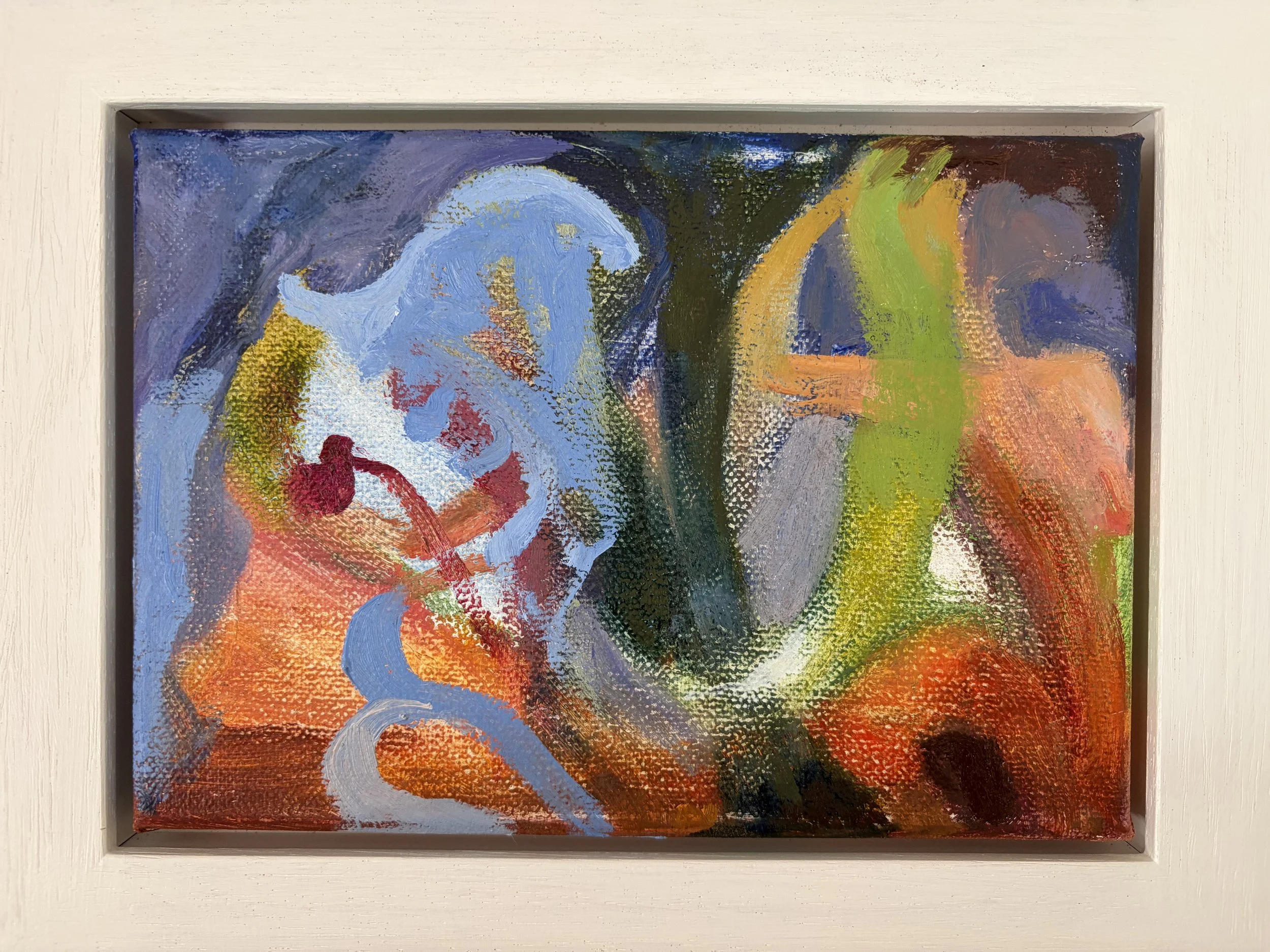 Looking for nectar | 21cm x 15cm | Oil on canvas | £190