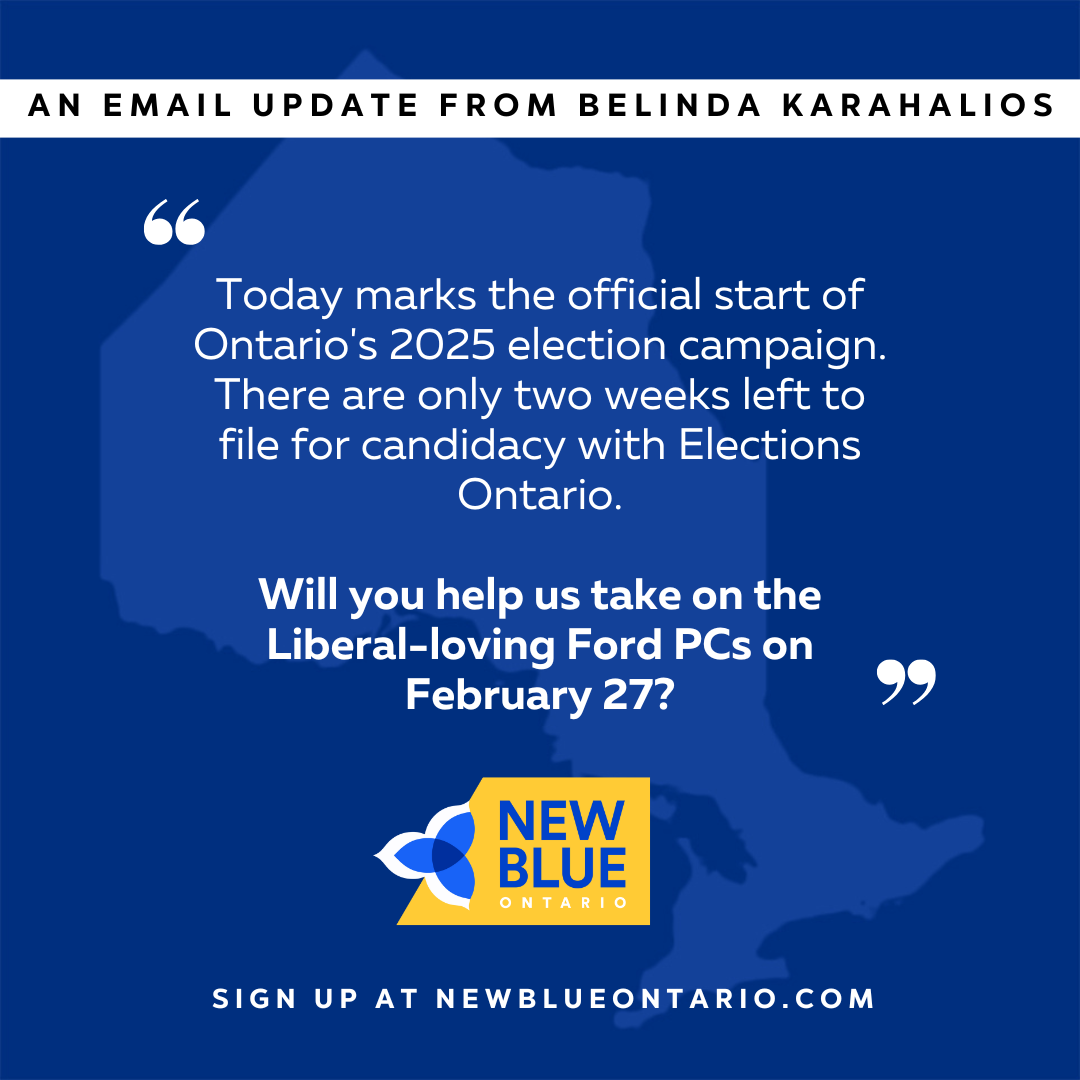 Ontario's Election Is Here – Will You Help?