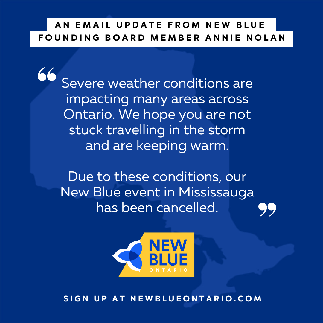 Mississauga Event Cancelled