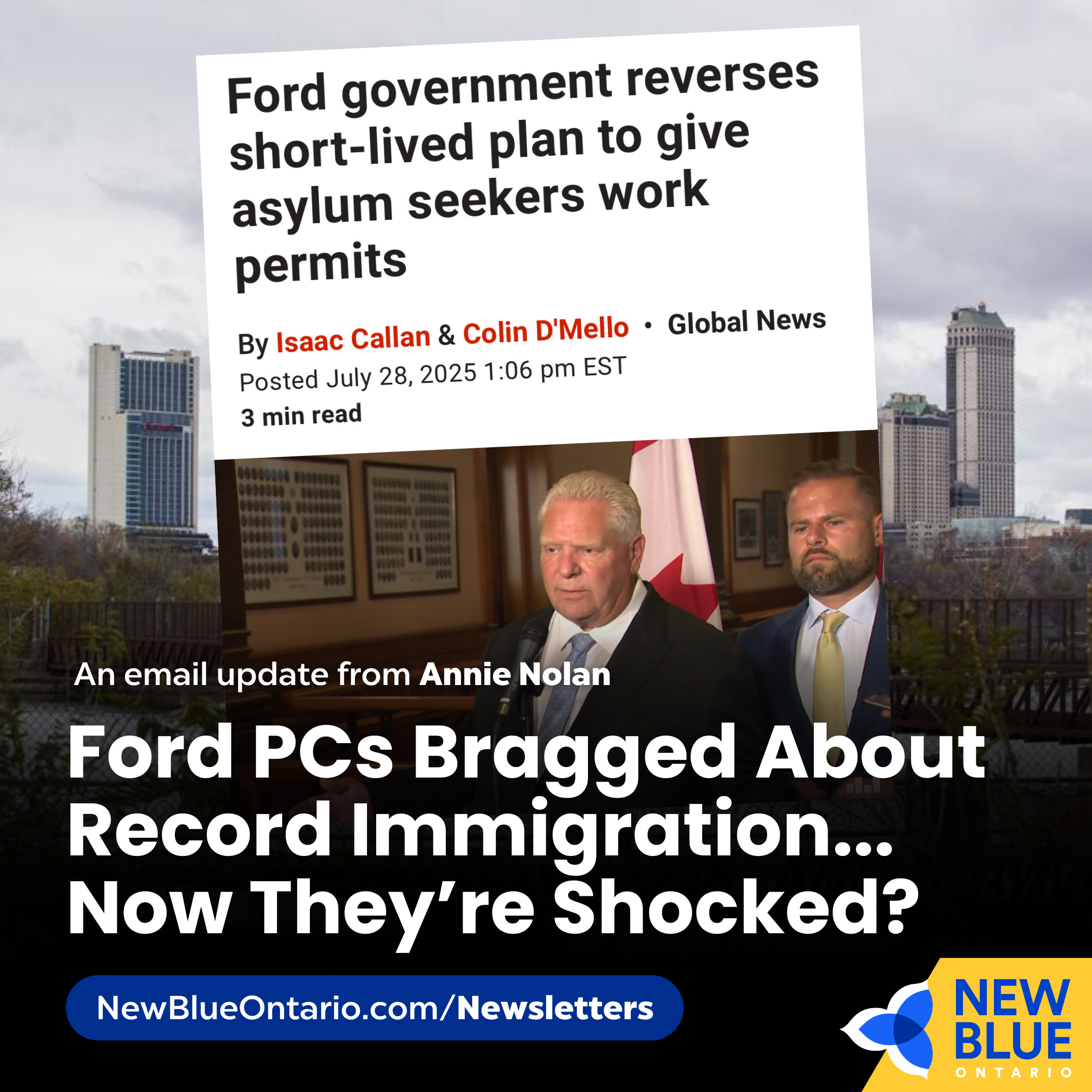 Ford PCs Bragged About Record Immigration—Now They’re Shocked?