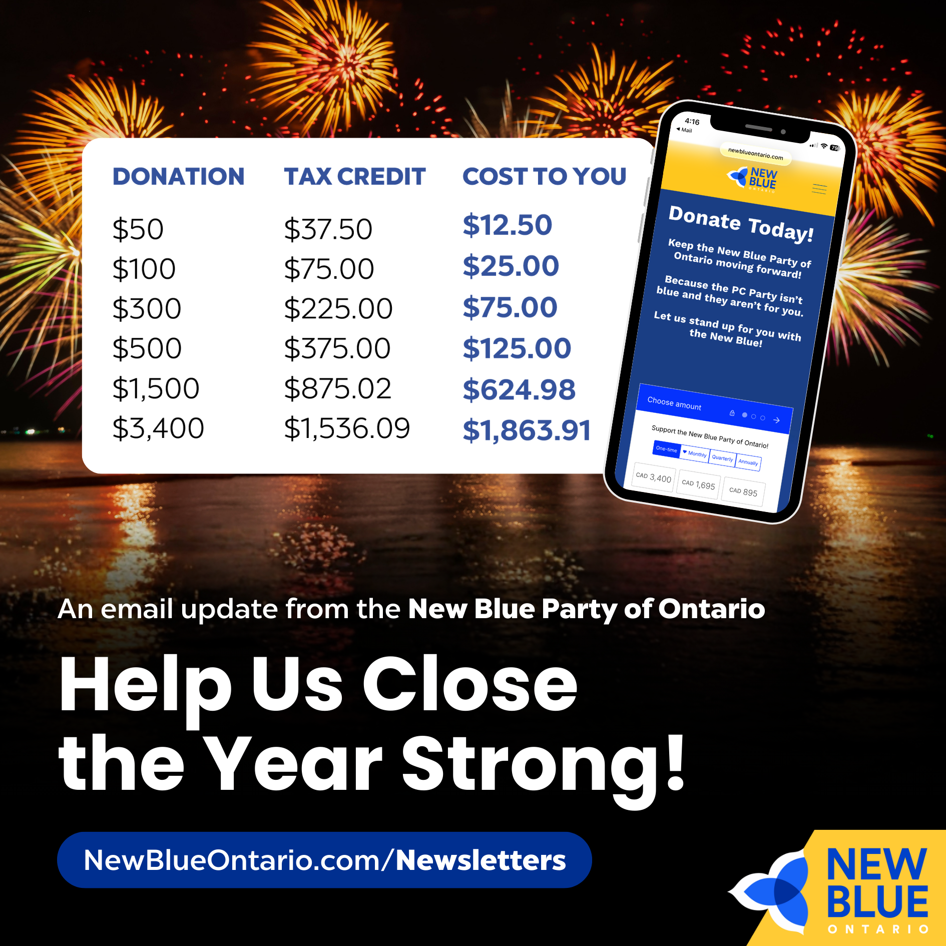 Help Us Close the Year Strong!