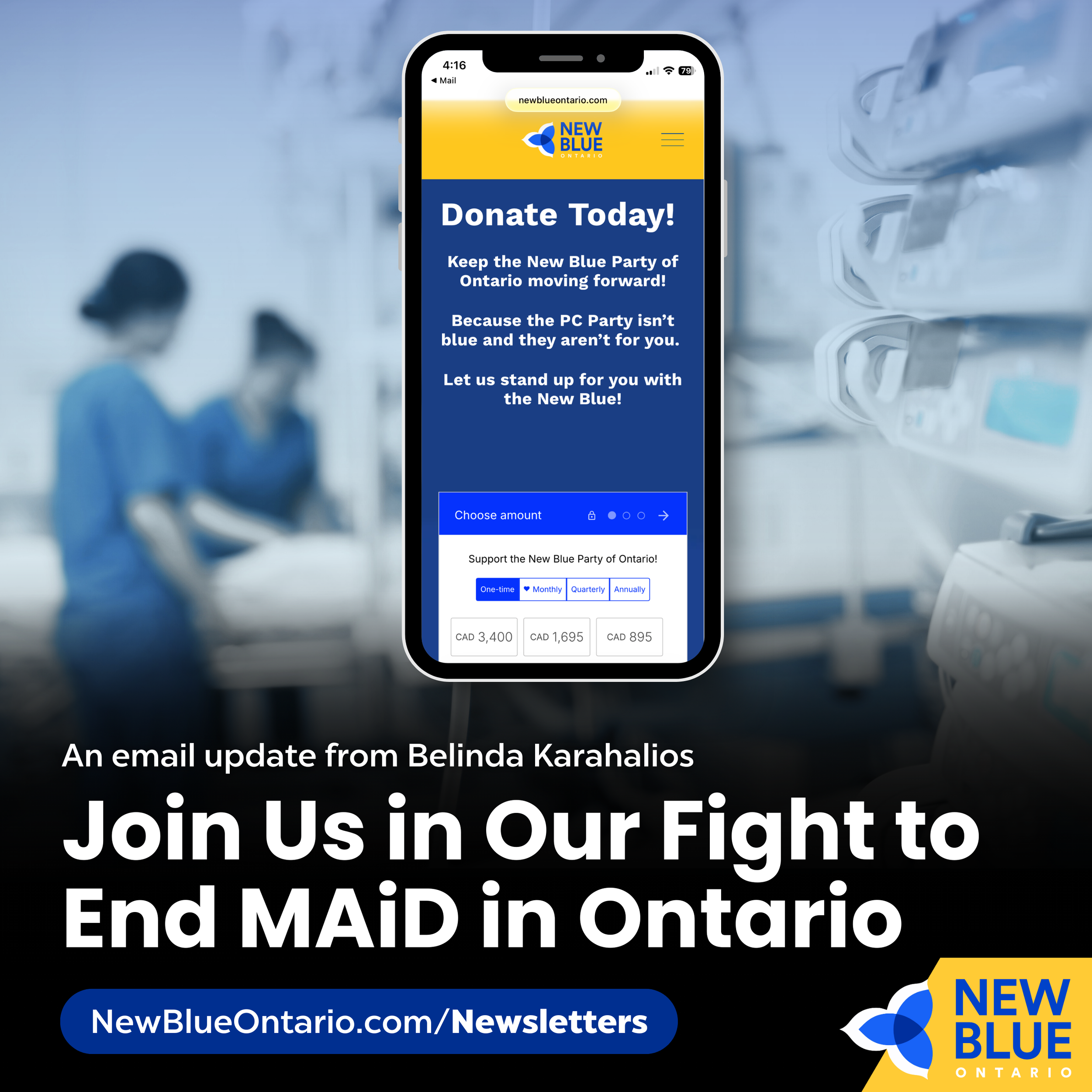 Join Us in Our Fight to End MAiD in Ontario