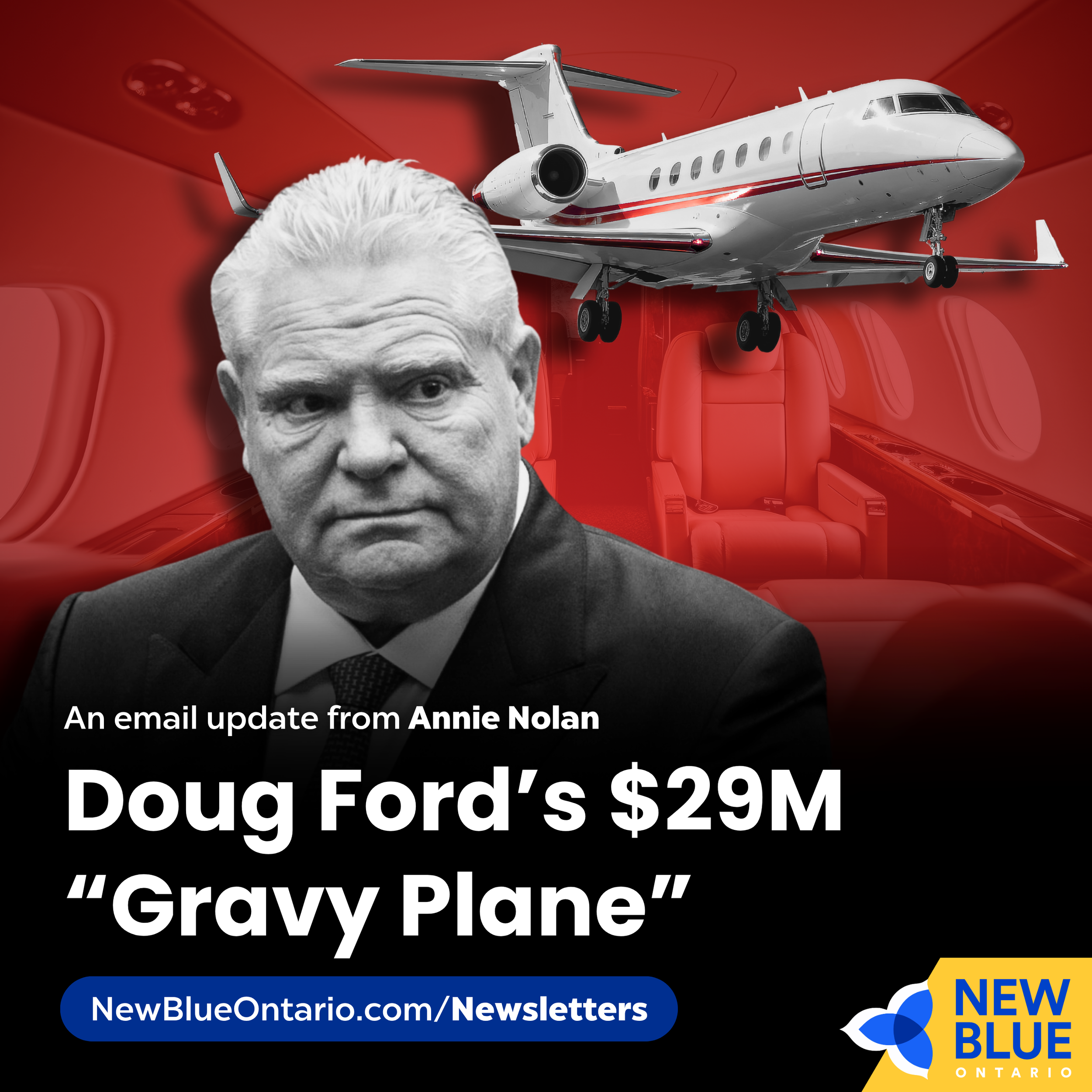 Doug Ford’s $29M “Gravy Plane”