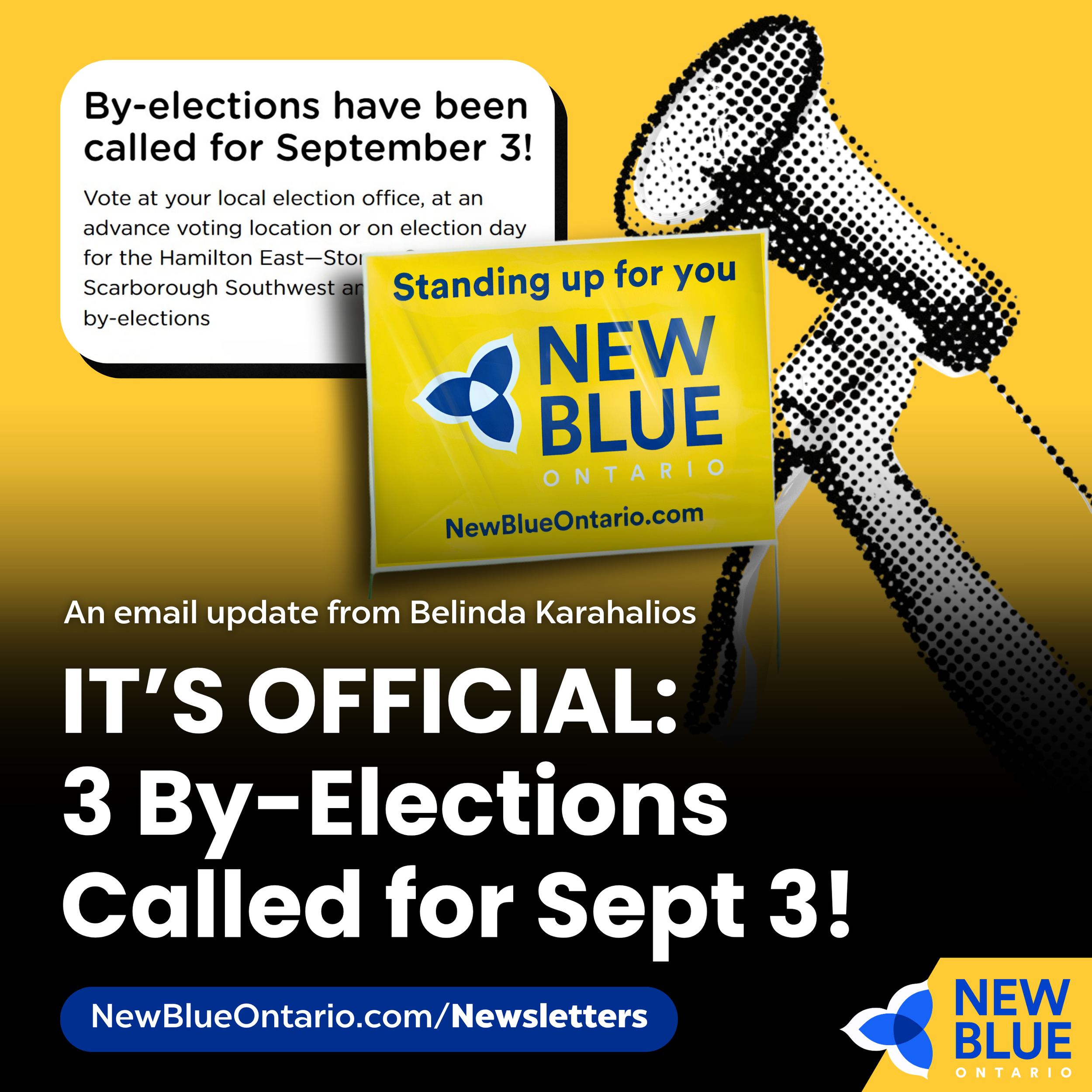 IT’S OFFICIAL: 3 By-Elections Called for Sept 3!