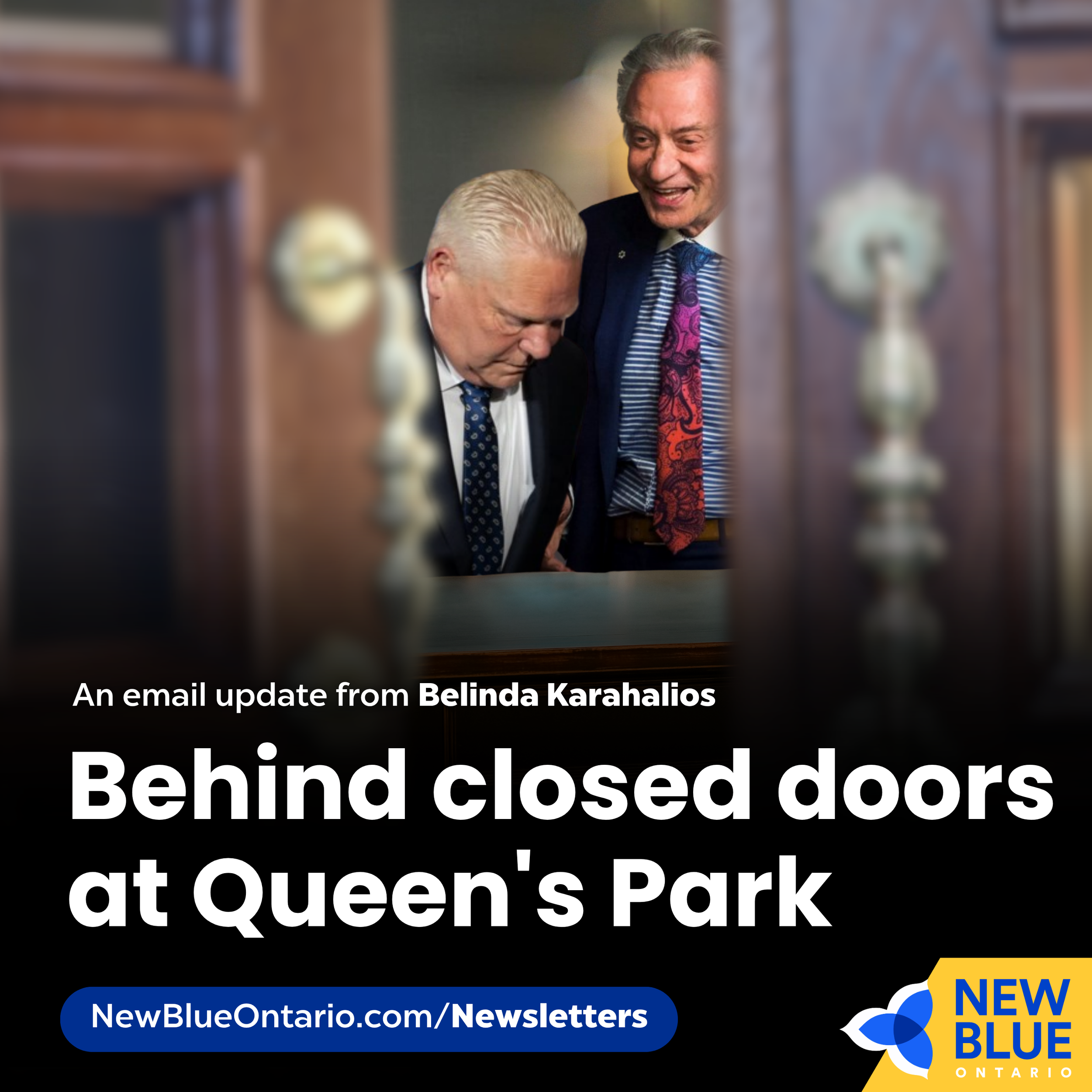 Behind closed doors at Queen's Park