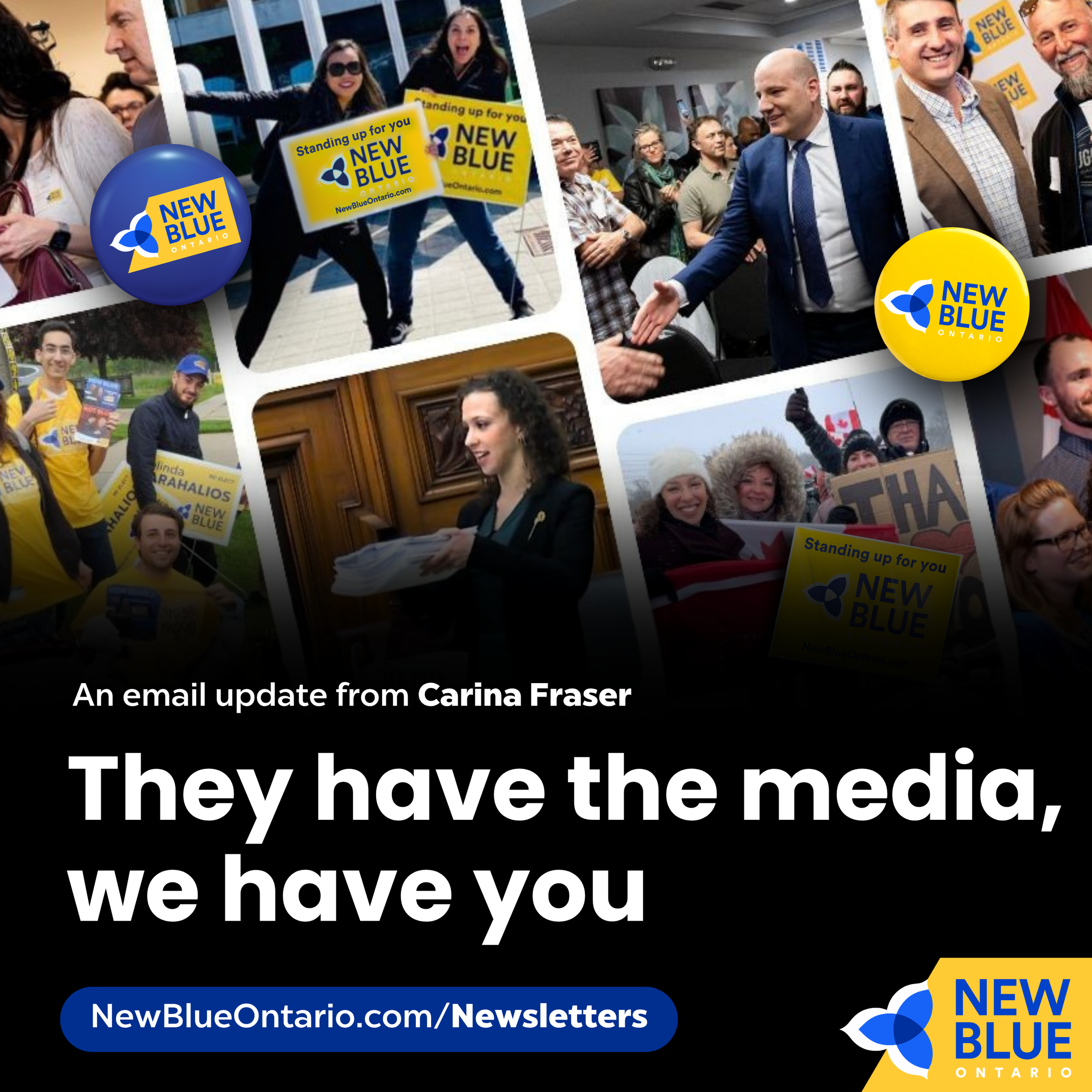 They have the media, we have you