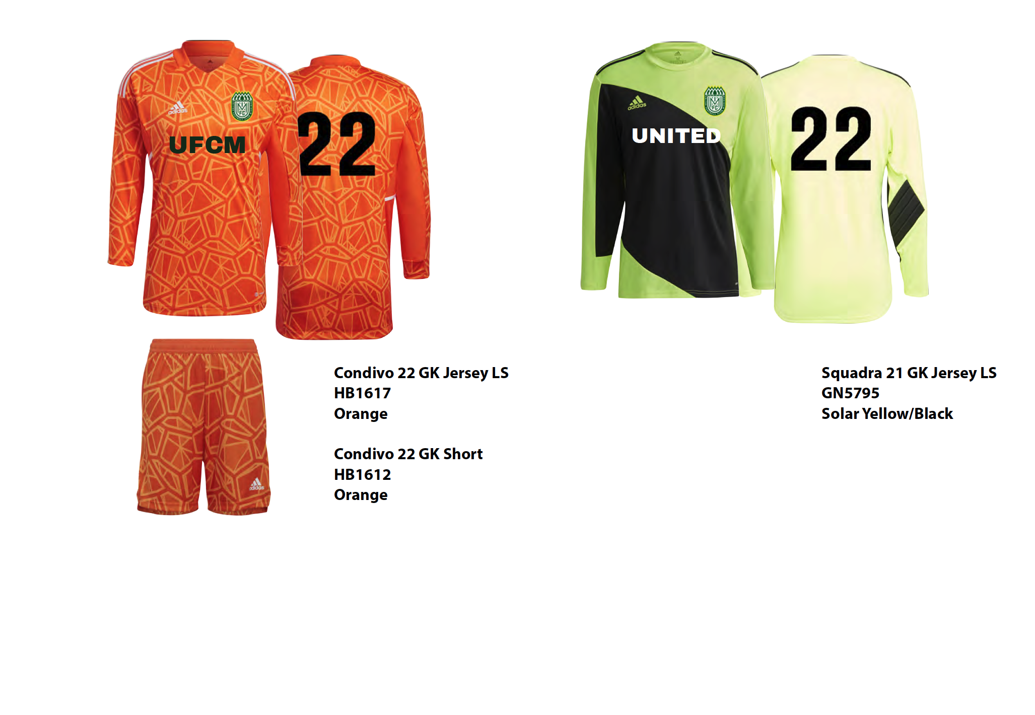 Uniforms — United FC Michigan