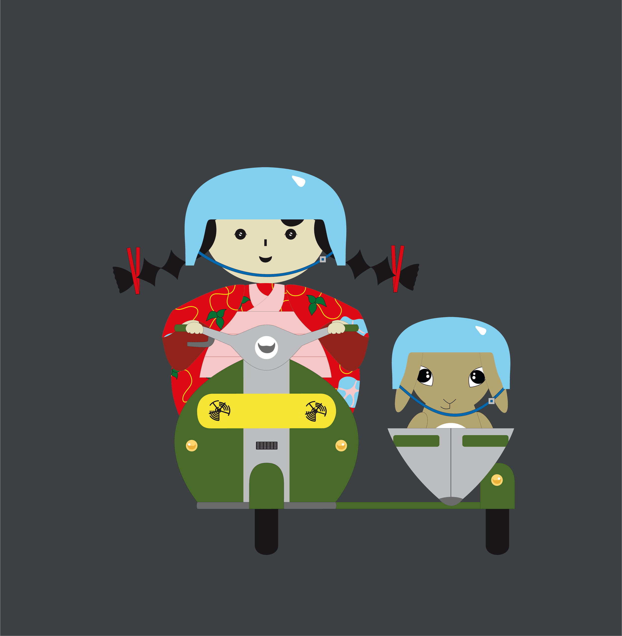 |   miko, zac & beep   |