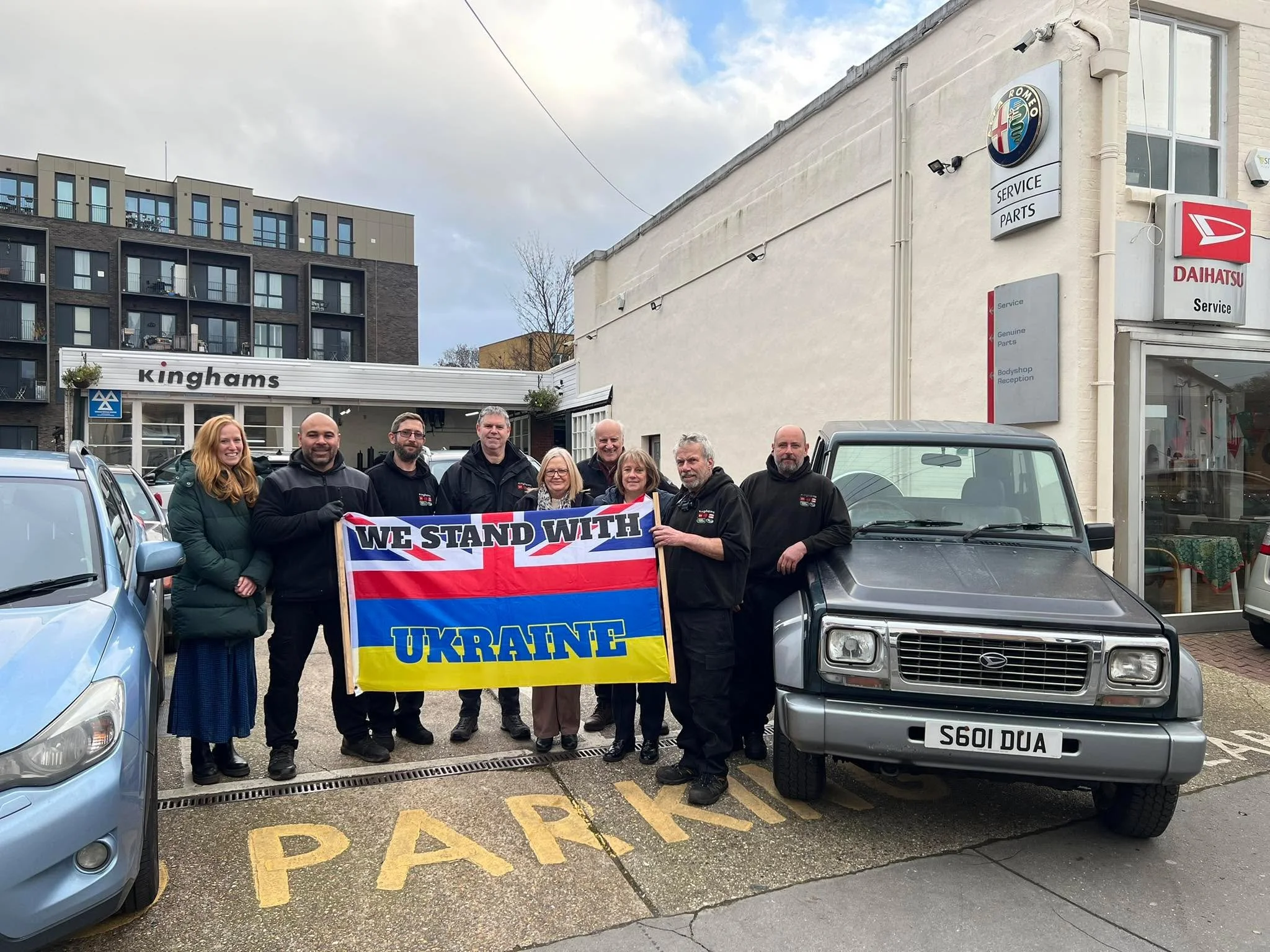 Another refurbished Daihatsu donated to the Kyiv based Mercy and Health Charity. Slava Ukraini !!